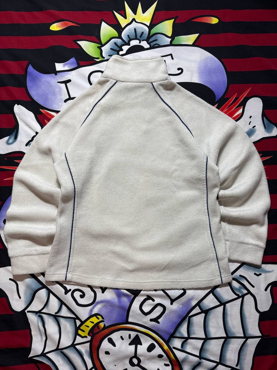 O'Neill Vintage Oneill fleece 1/3 zip jacket in white Size L Size L / US 10 / IT 46 - 7 Thumbnail