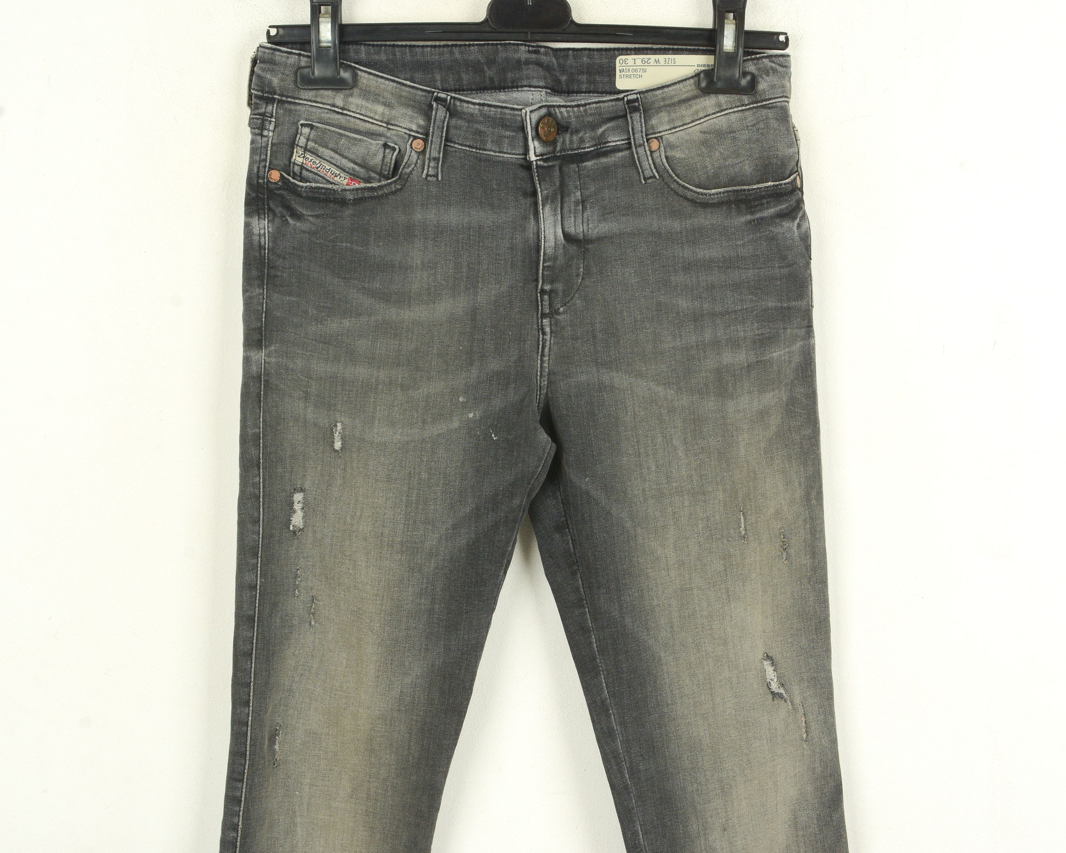 Diesel Skinzee W29 L30 Skinny Jeans Distress Pants Trousers Size 29" - 2 Thumbnail