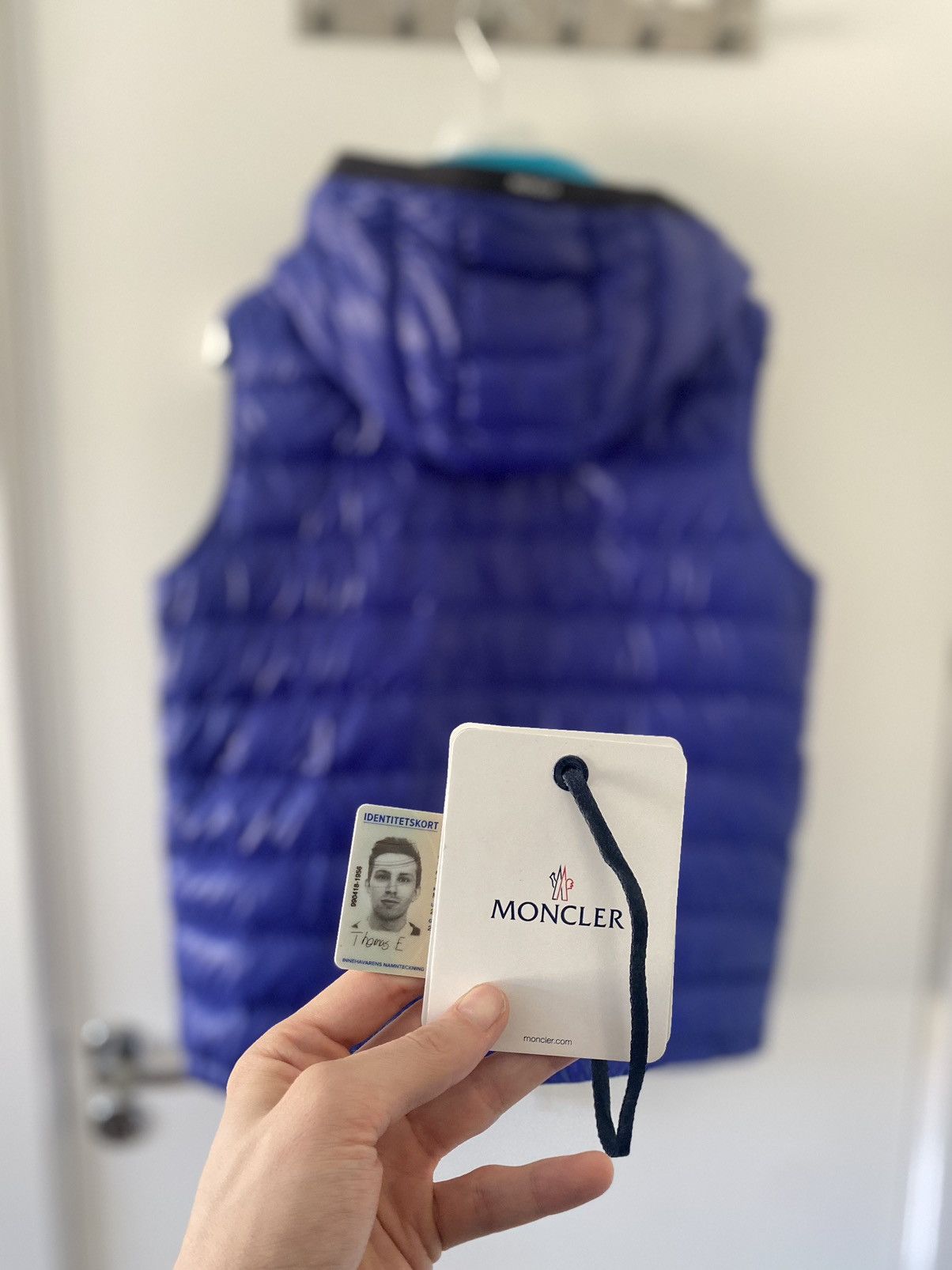 Moncler Moncler Ragot Vest Blue (Size 4) Size US XL / EU 56 / 4 - 2 Thumbnail