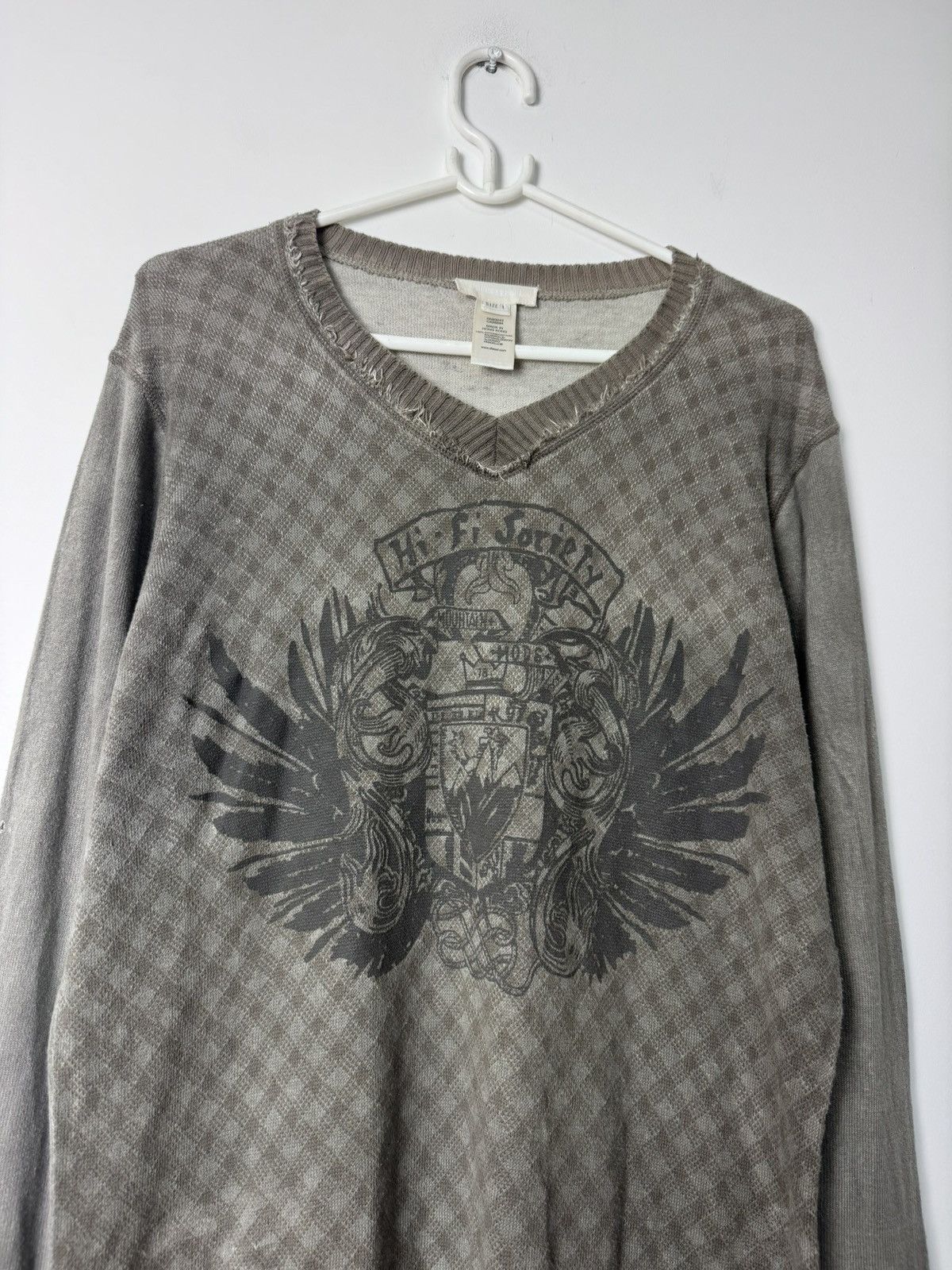 Diesel Diesel Y2K Distressed Crest Knit Sweater 00s Vintage Archive Size US L / EU 52-54 / 3 - 2 Thumbnail