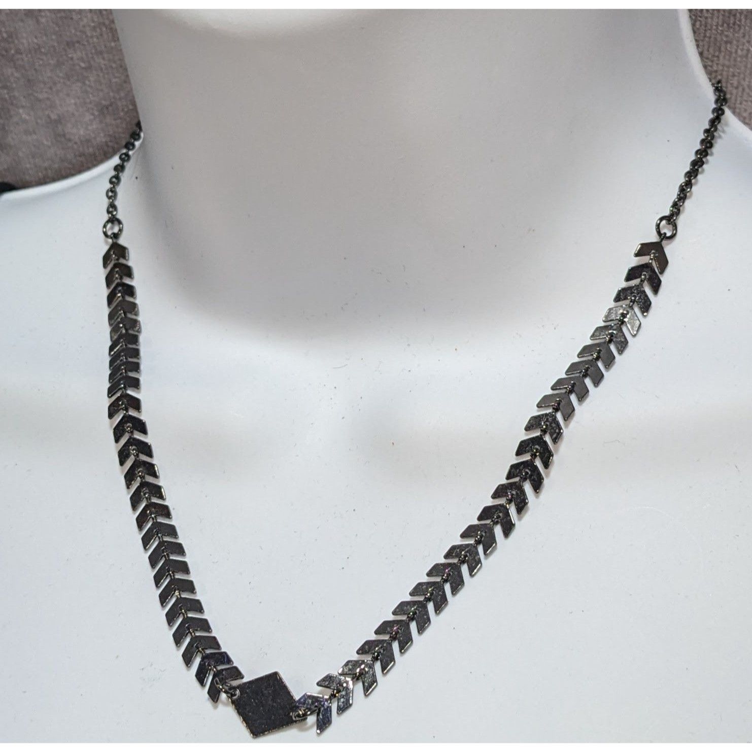 Other Charming Charlie Chevron Statement Necklace Size ONE SIZE - 2 Thumbnail
