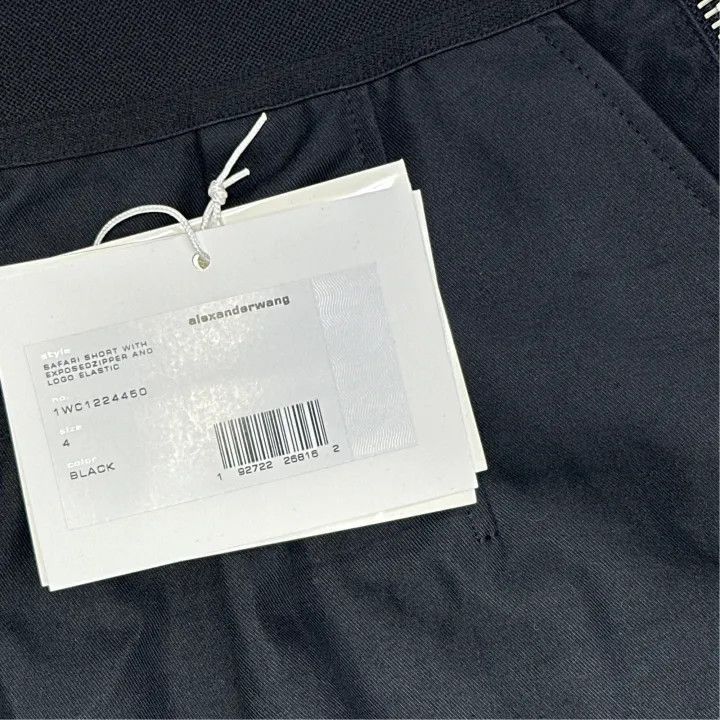 Alexander Wang Alexander Wang Logo Black Hunting Shorts for Women - Size 23" - 5 Thumbnail