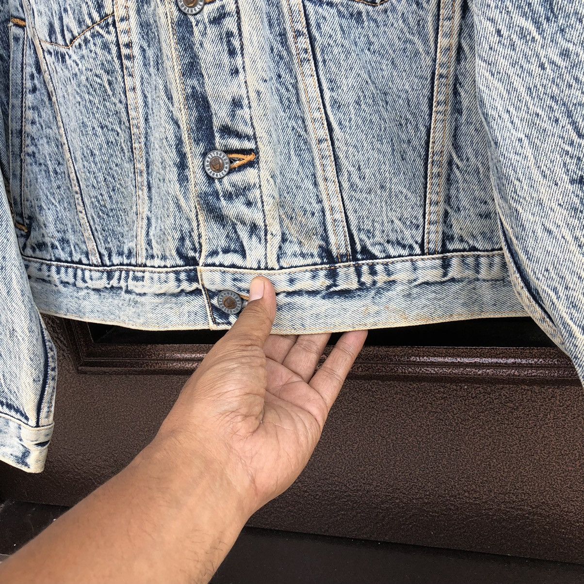Wrangler VTG 80s Wrangler Blue Bell’s Acid Wash Denim Trucker Jacket Size US M / EU 48-50 / 2 - 7 Thumbnail