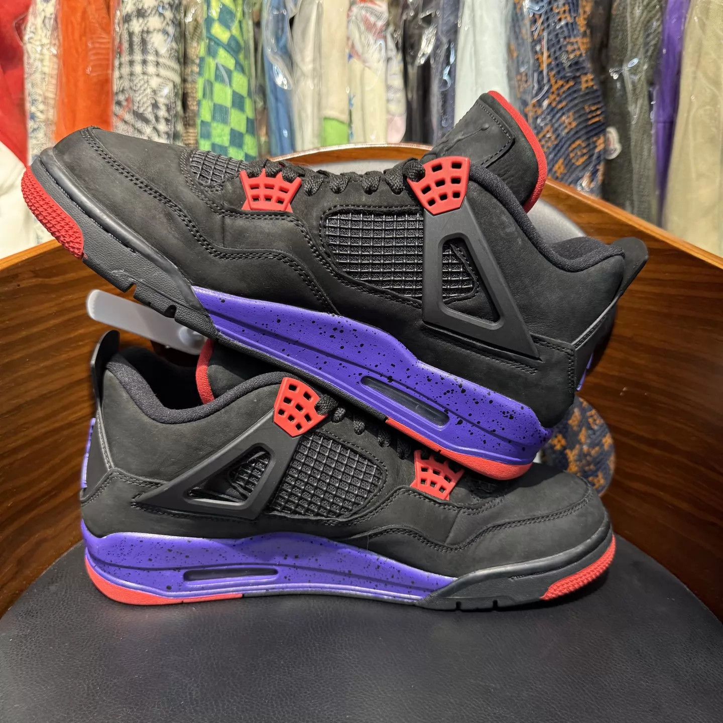Nike AJ4 'Raptors' 44.5 New Worn 2x Stickers On Size US 11.5 / EU 44-45 - 7 Thumbnail