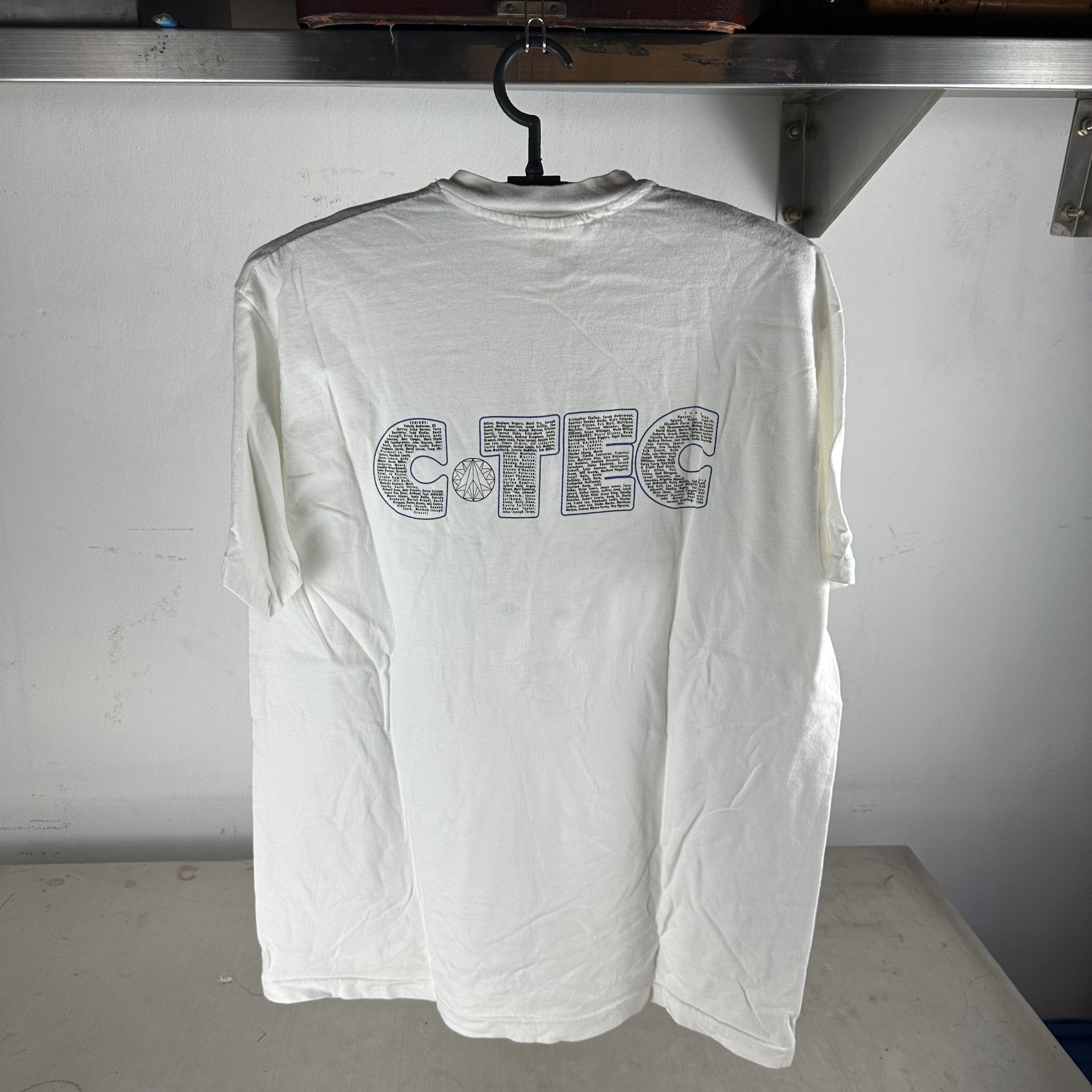 Vintage Vintage 90s C-TEC Brain Technology Artwork T-Shirt Size US L / EU 52-54 / 3 - 3 Thumbnail