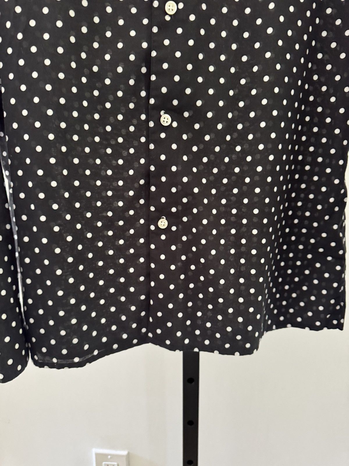 Officine Generale Officine Generale black and white Dario shirt Size US M / EU 48-50 / 2 - 4 Thumbnail