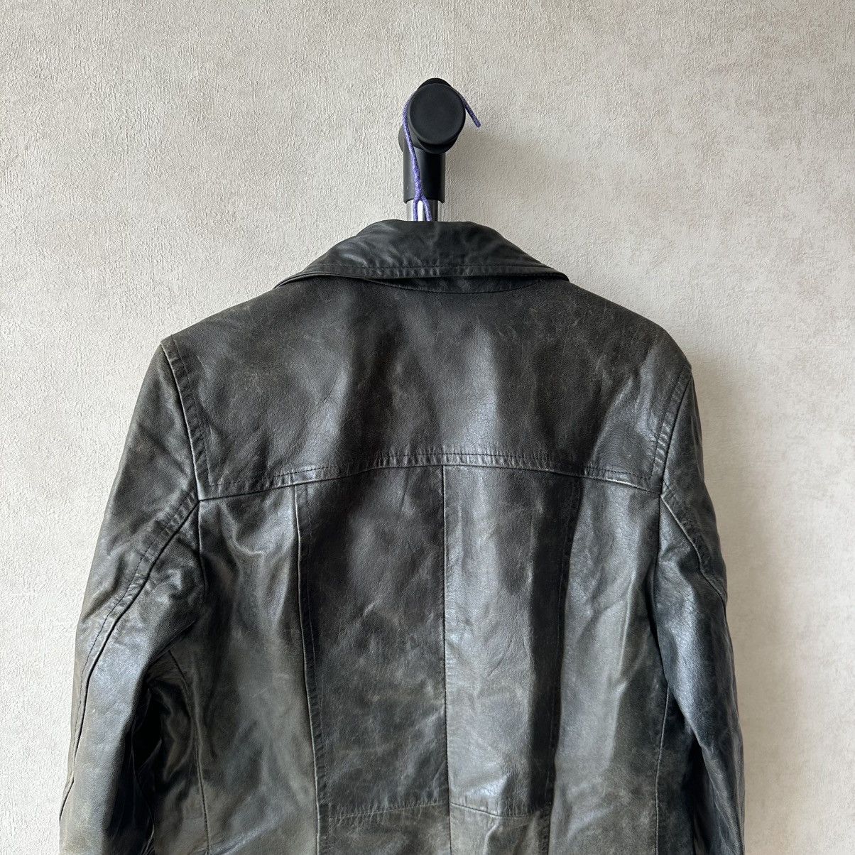 ARMA ARMA ifsixwasnine lgb style trashed biker leather jacket Size M / US 6-8 / IT 42-44 - 13 Thumbnail