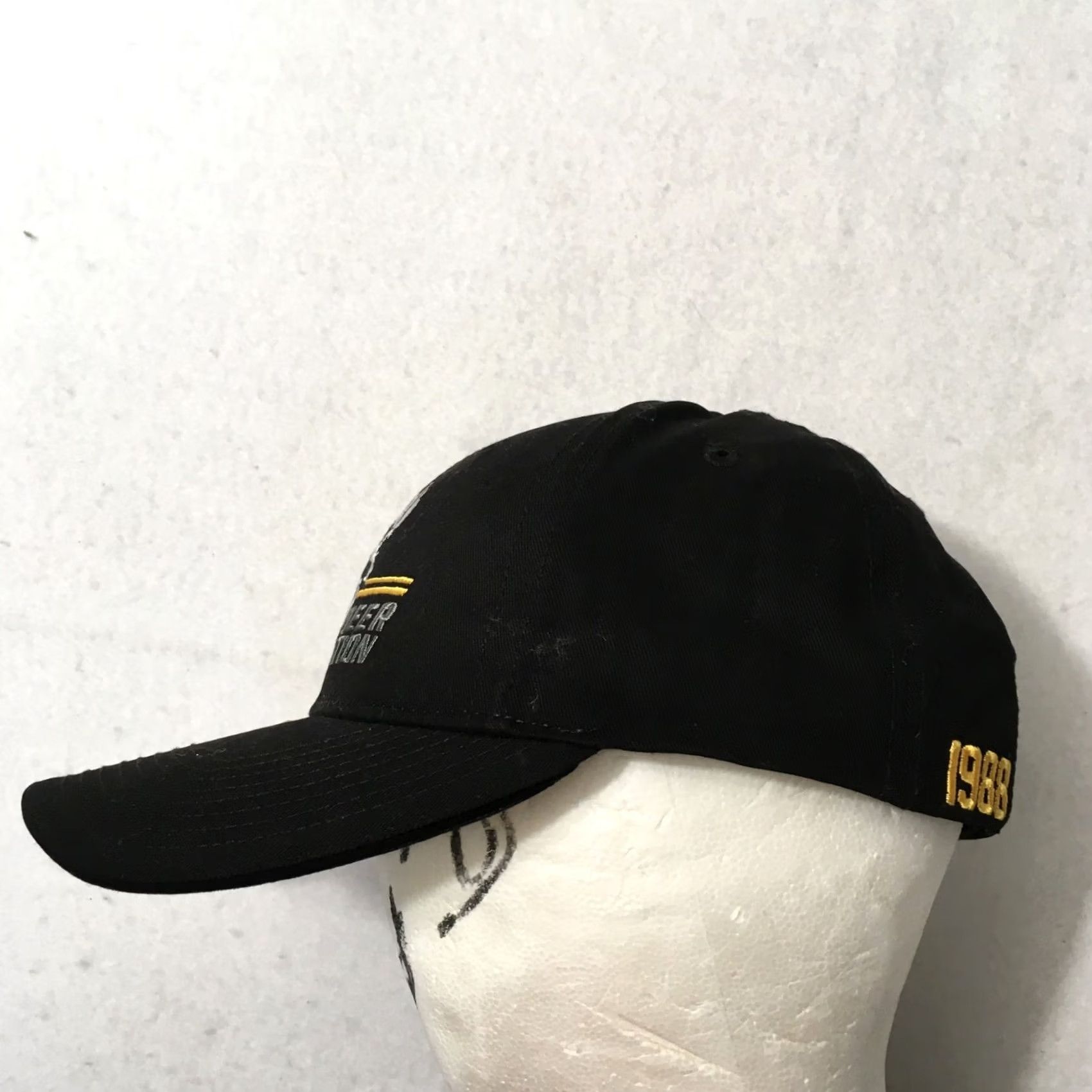 Vintage Mule Deer Foundation Hat Trucker Snapback strap back black embroidered Men Size ONE SIZE - 5 Thumbnail