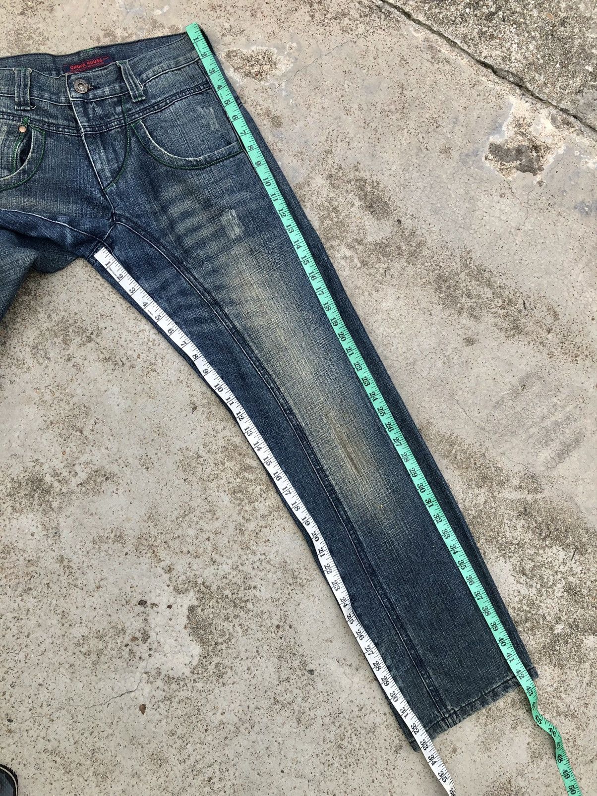 Japanese Brand RECONSTRUCTED DENIM BY CHOUX HOUSE JEANS Size US 30 / EU 46 - 11 Thumbnail