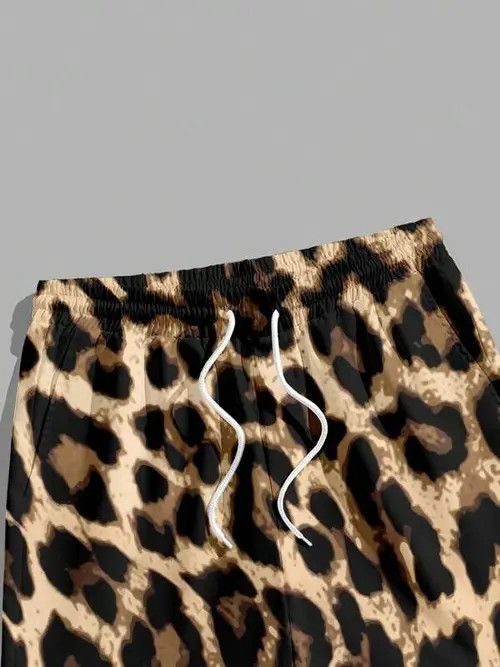 Japanese Brand Leopard Y2k Shorts DRIP summer Size US 36 / EU 52 - 3 Thumbnail