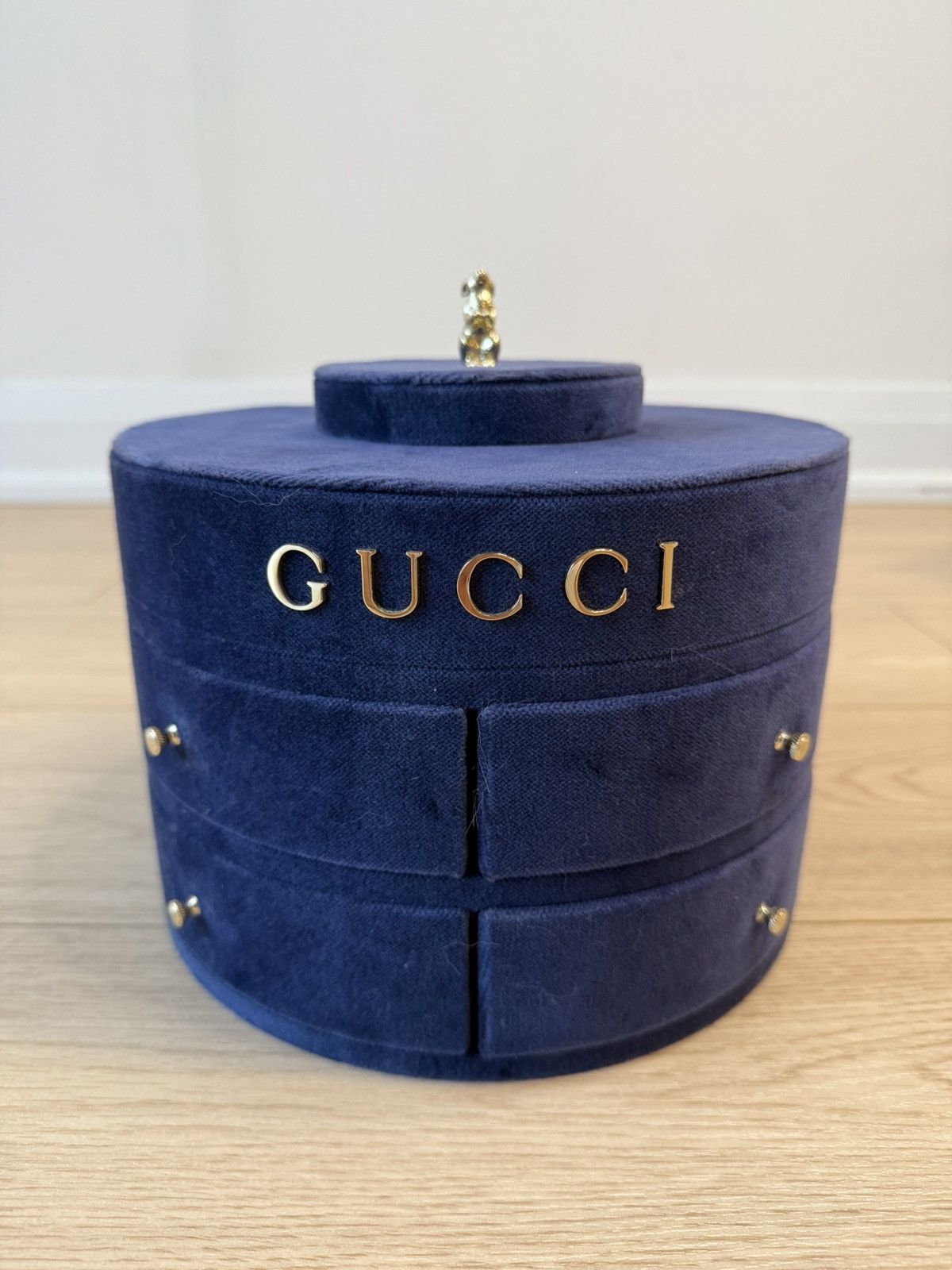 Gucci Gucci Mid Autumn Festival Velvet Navy Jewellery Box Size ONE SIZE - 1 Thumbnail