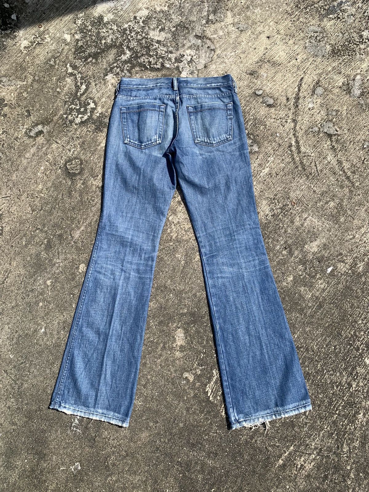 Diesel × Le Grande Bleu (L.G.B.) Steal 🔥 Flare diesel distressed bootcut jeans Size 27" / US 4 / IT 40 - 12 Thumbnail