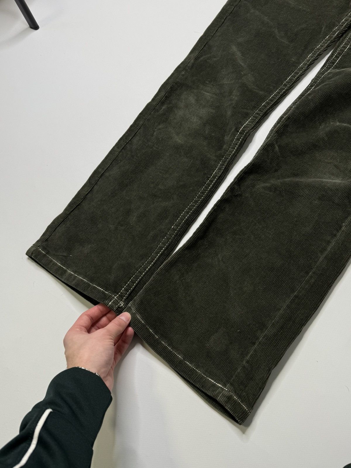 Vintage Vintage avant garde bottle green corduroy pants swag if6was9 Size US 32 / EU 48 - 5 Thumbnail