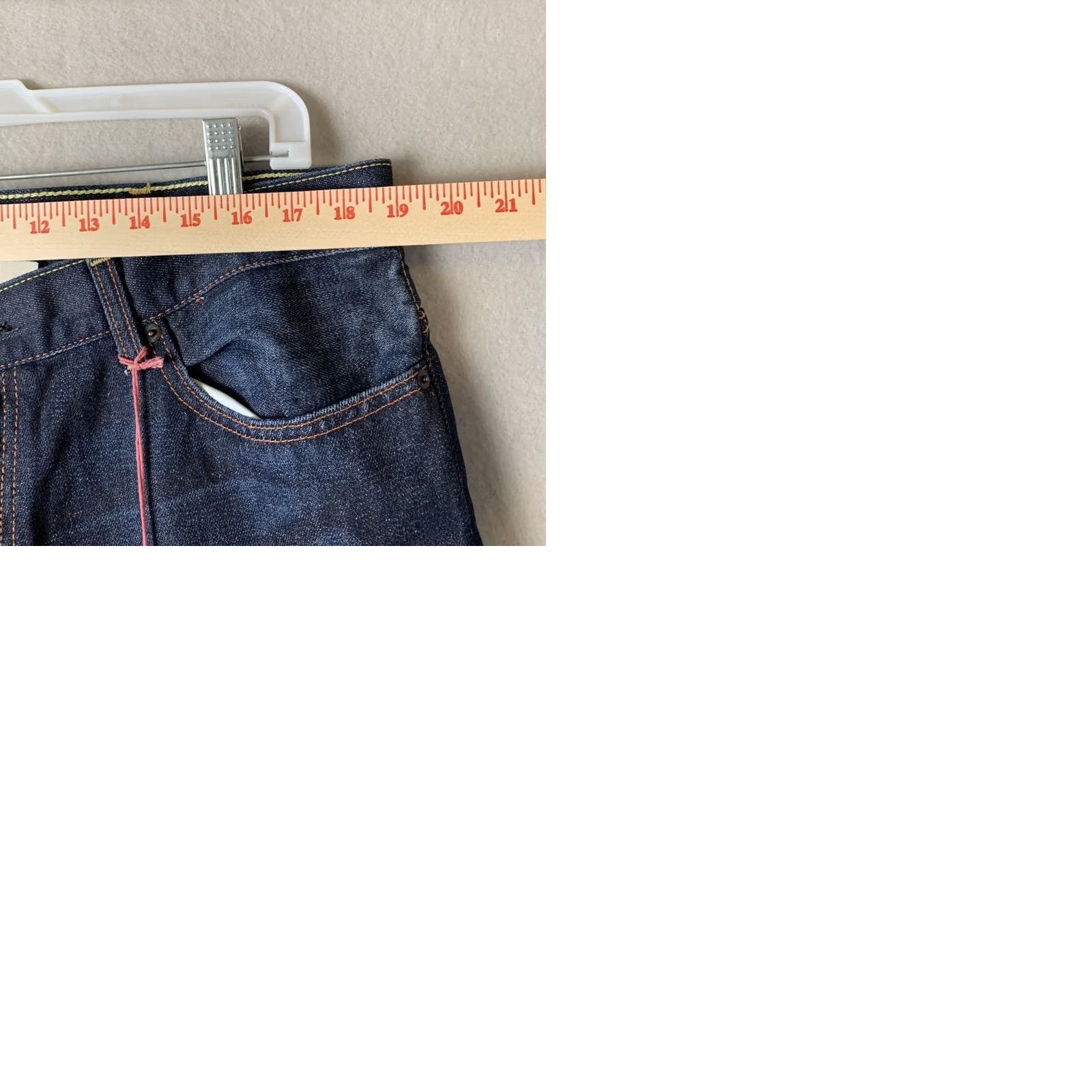 Vintage X2 Jeans Mens Blue Regular Rise Straight Leg 38x30 Dark Cotton Denim NWT Size US 38 / EU 54 - 9 Thumbnail