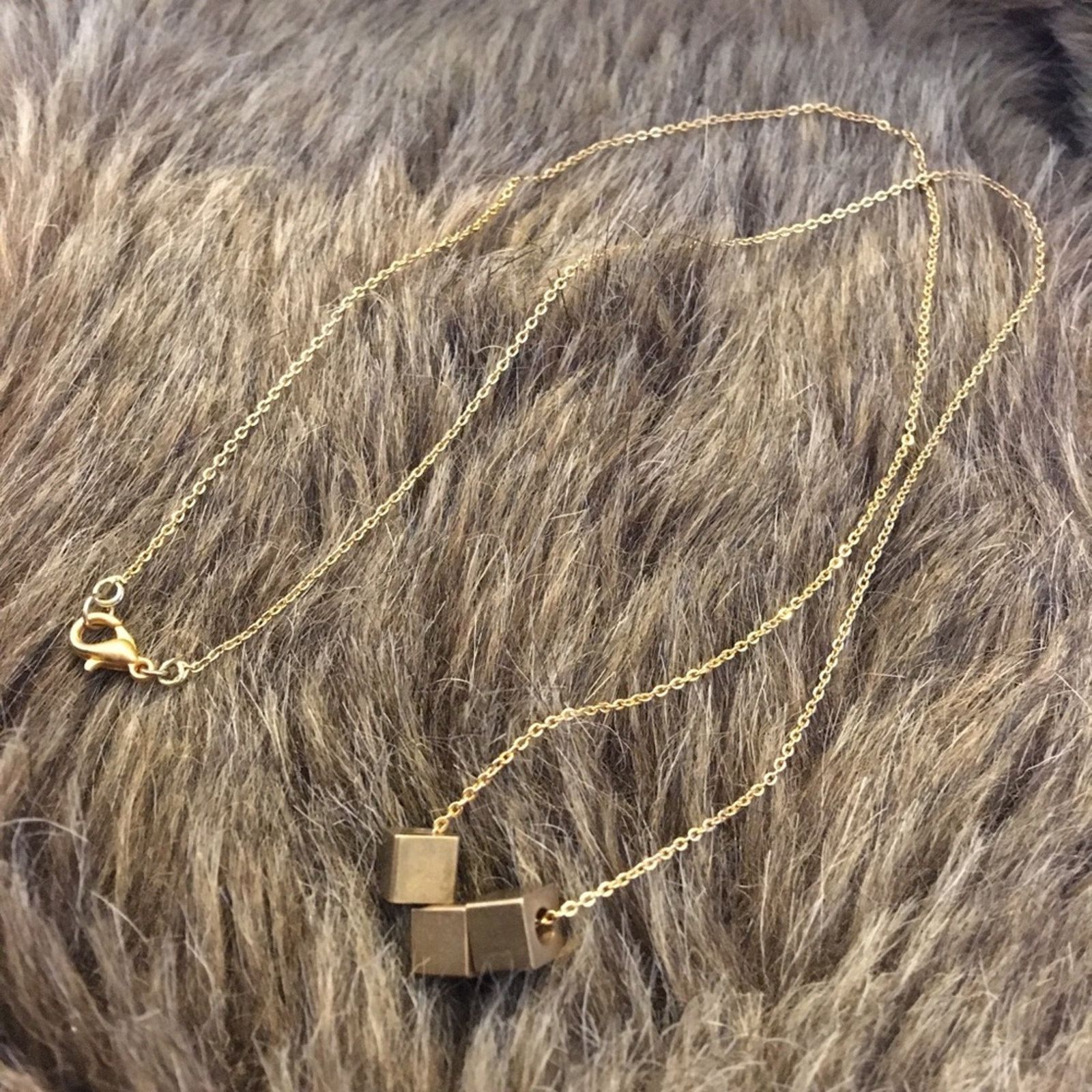 Vintage Vintage triple box sparkle rolo chain necklace Size ONE SIZE - 9 Thumbnail