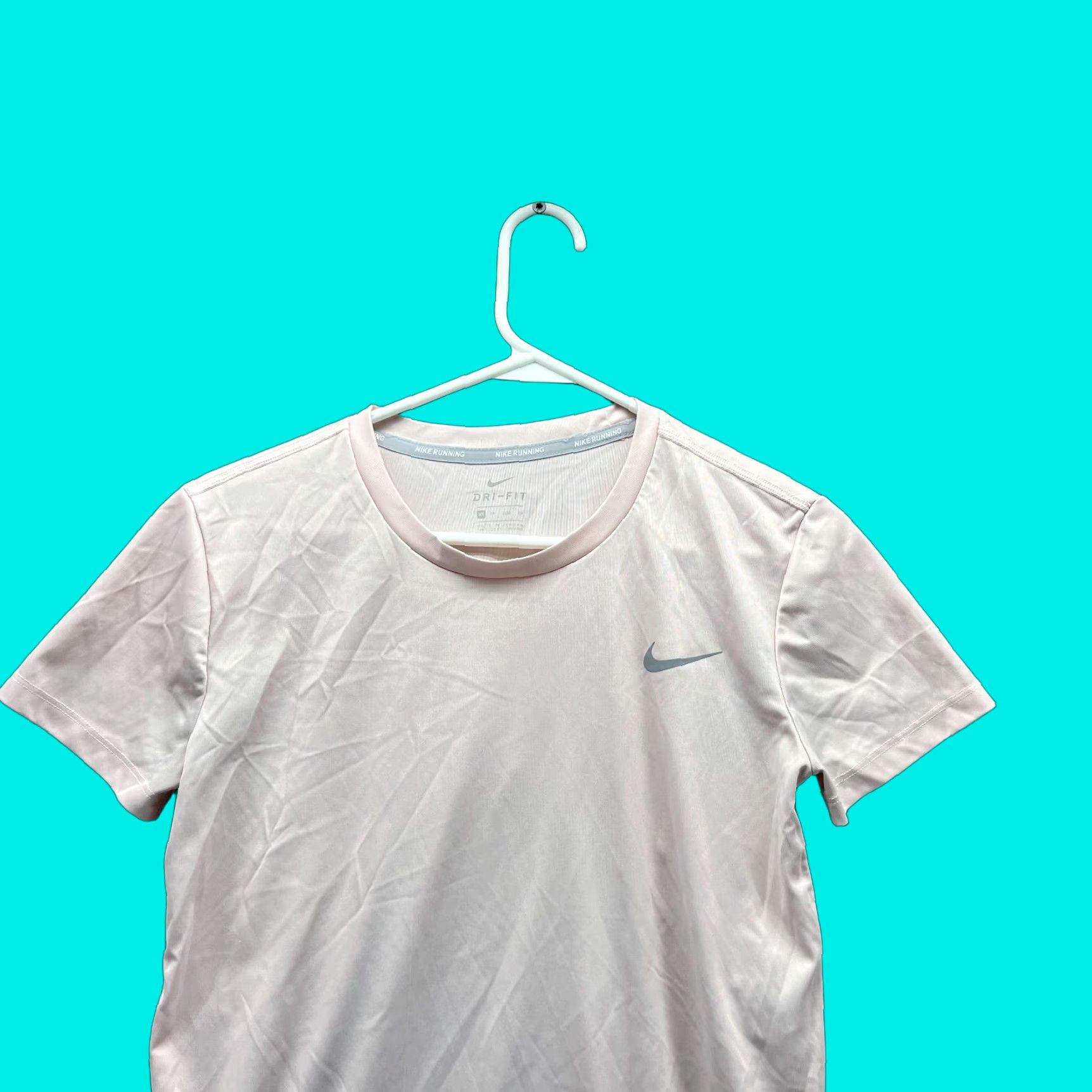Nike Nike Shirt Women XS Pink Athletic Polyester Crewneck Short Sleeve Size XS / US 0-2 / IT 36-38 - 1 Thumbnail