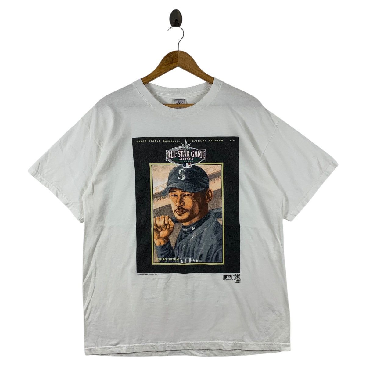 Delta Vintage 90s ICHIRO SUZUKI MLB printed tee Size US L / EU 52-54 / 3 - 1 Thumbnail