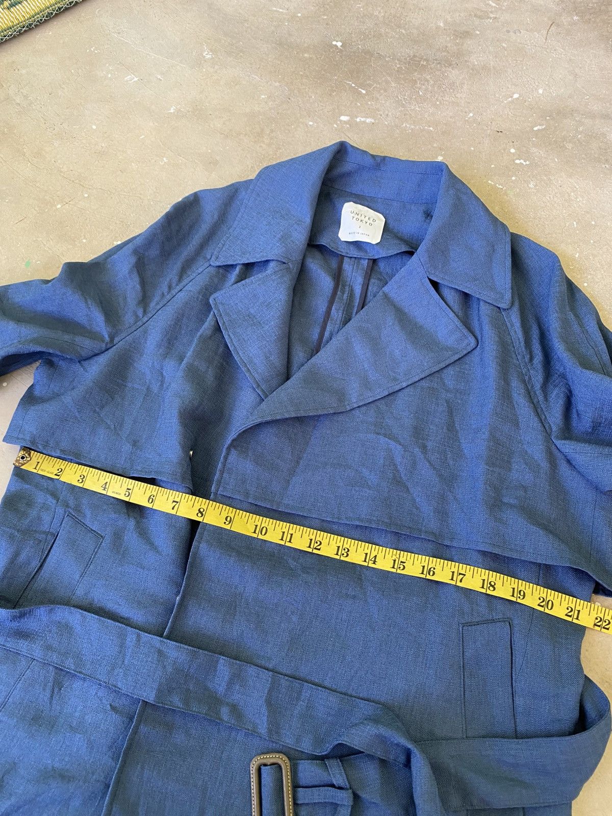 Japanese Brand United Tokyo Belted Long Trench Coat Japan Size US M / EU 48-50 / 2 - 12 Thumbnail