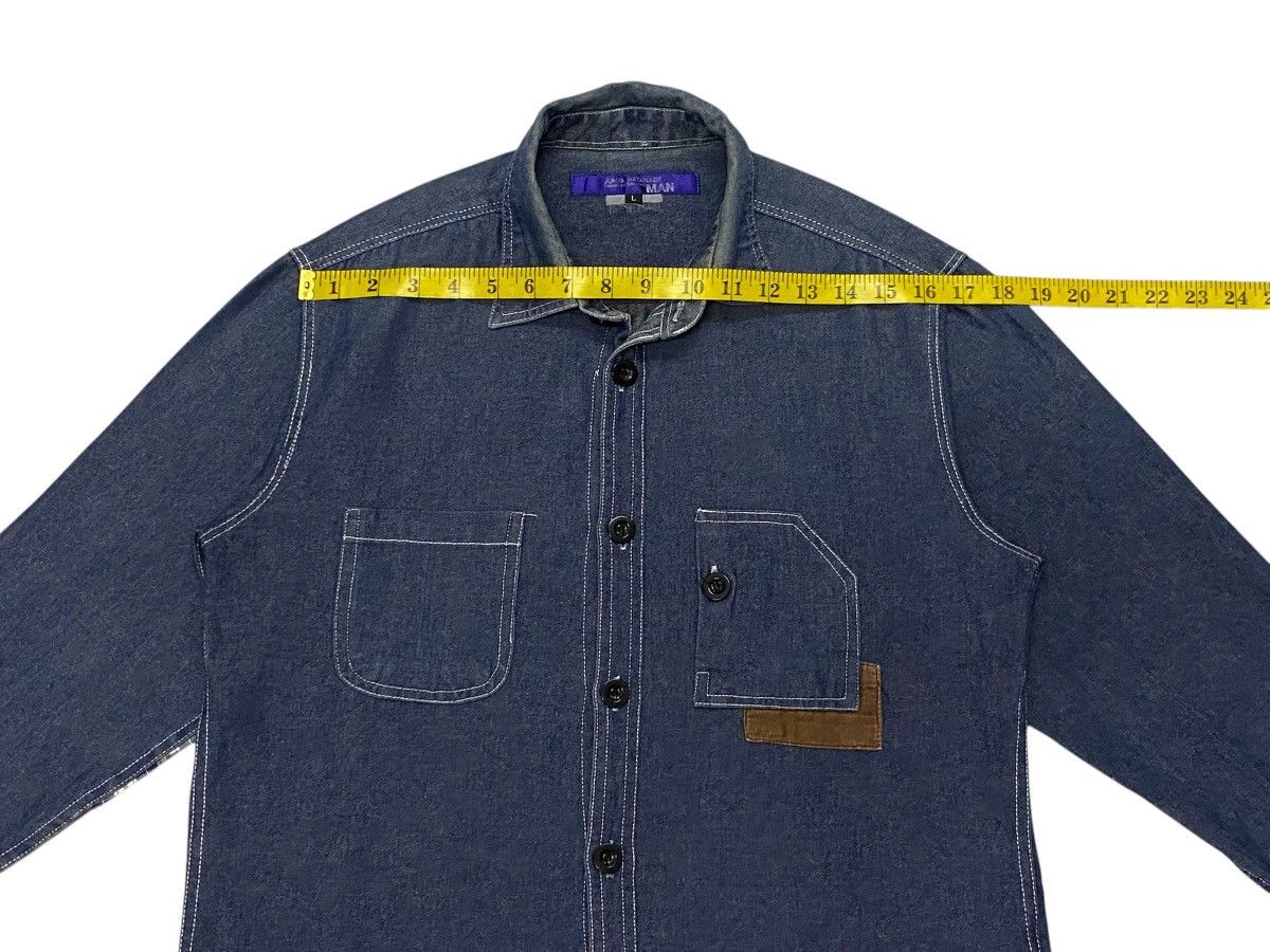 Junya Watanabe Junya Watanabe Man AD2009 Denim Shirt Button Ups Size US L / EU 52-54 / 3 - 17 Thumbnail