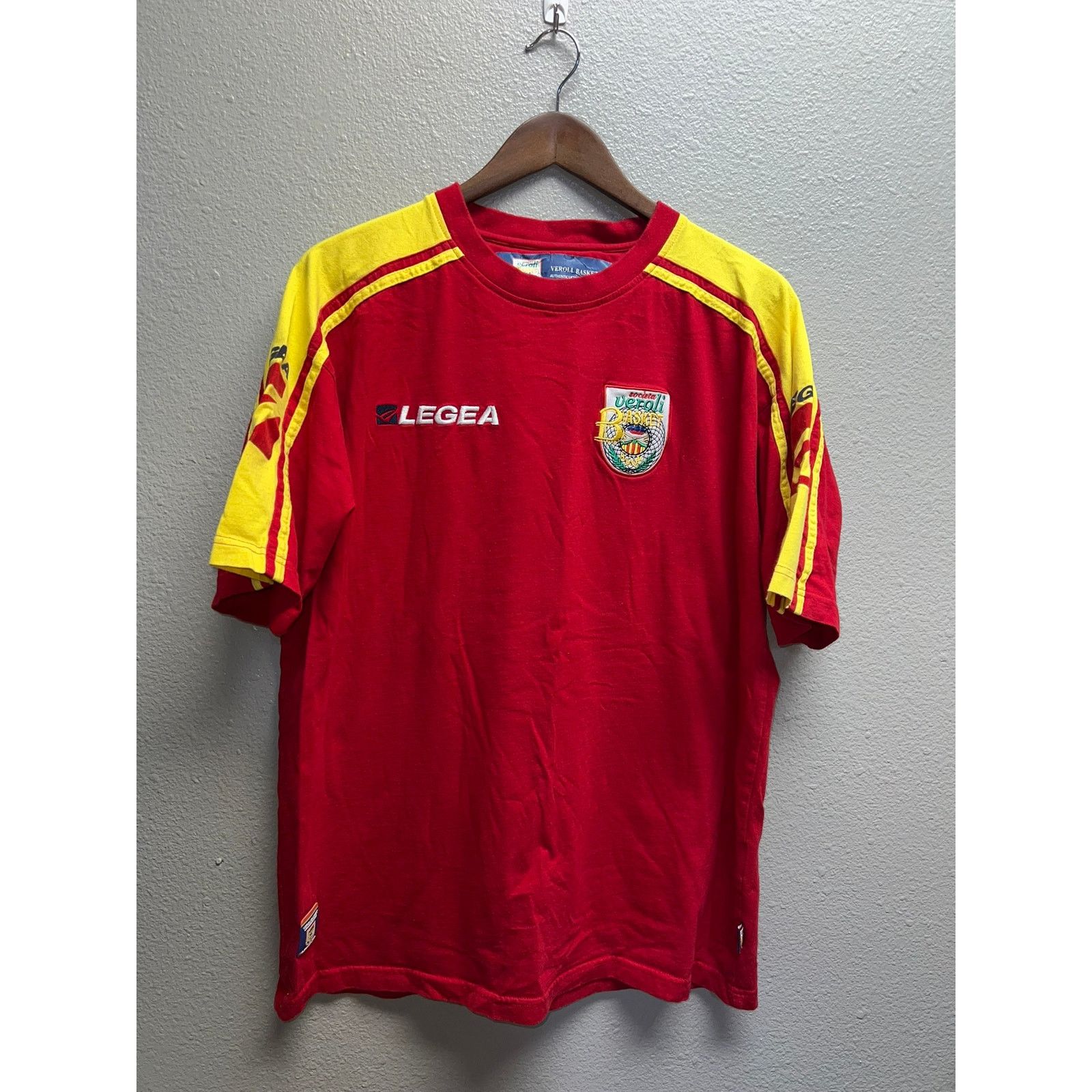 Vintage Vintage Veroli Basket Shirt Legea Italian Basketball Team XL Size US XL / EU 56 / 4 - 1 Thumbnail