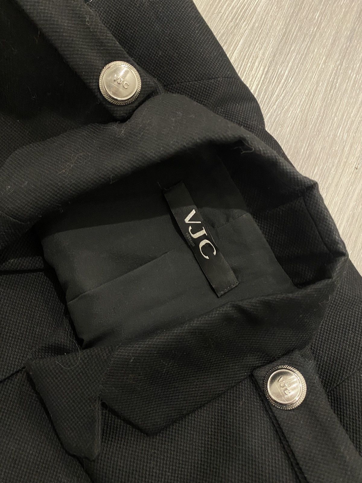 Balenciaga rare VERSACE black piercing punk blazer jacket Size M / US 6-8 / IT 42-44 - 4 Thumbnail