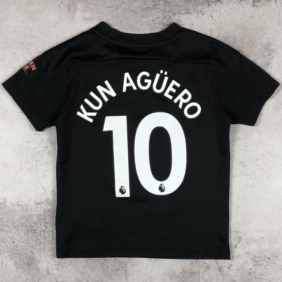Puma Manchester City 2020-2021 Puma Kun Aguero Soccer Kids Jersey Size US XXS / EU 40 - 1 Thumbnail