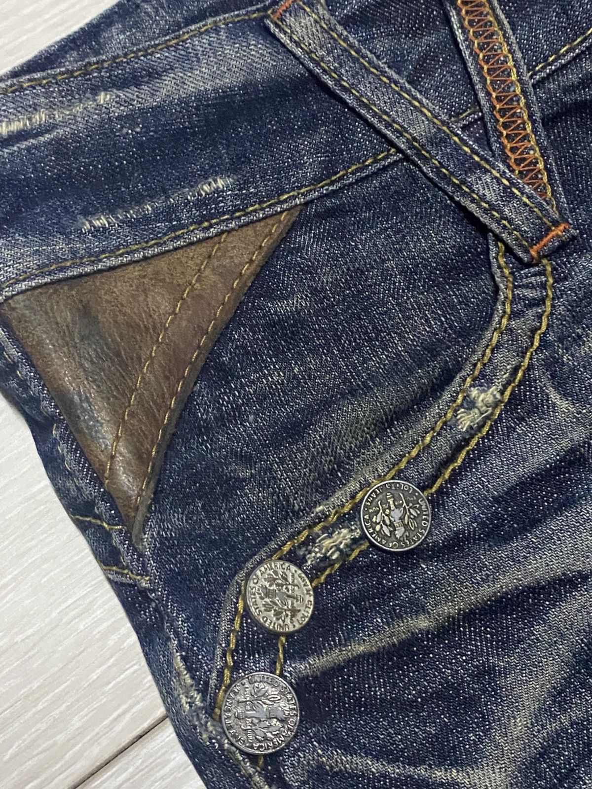 Undercover Japanese Brand Lolita Punk Hybrid Flare Jeans Size US 34 / EU 50 - 11 Thumbnail