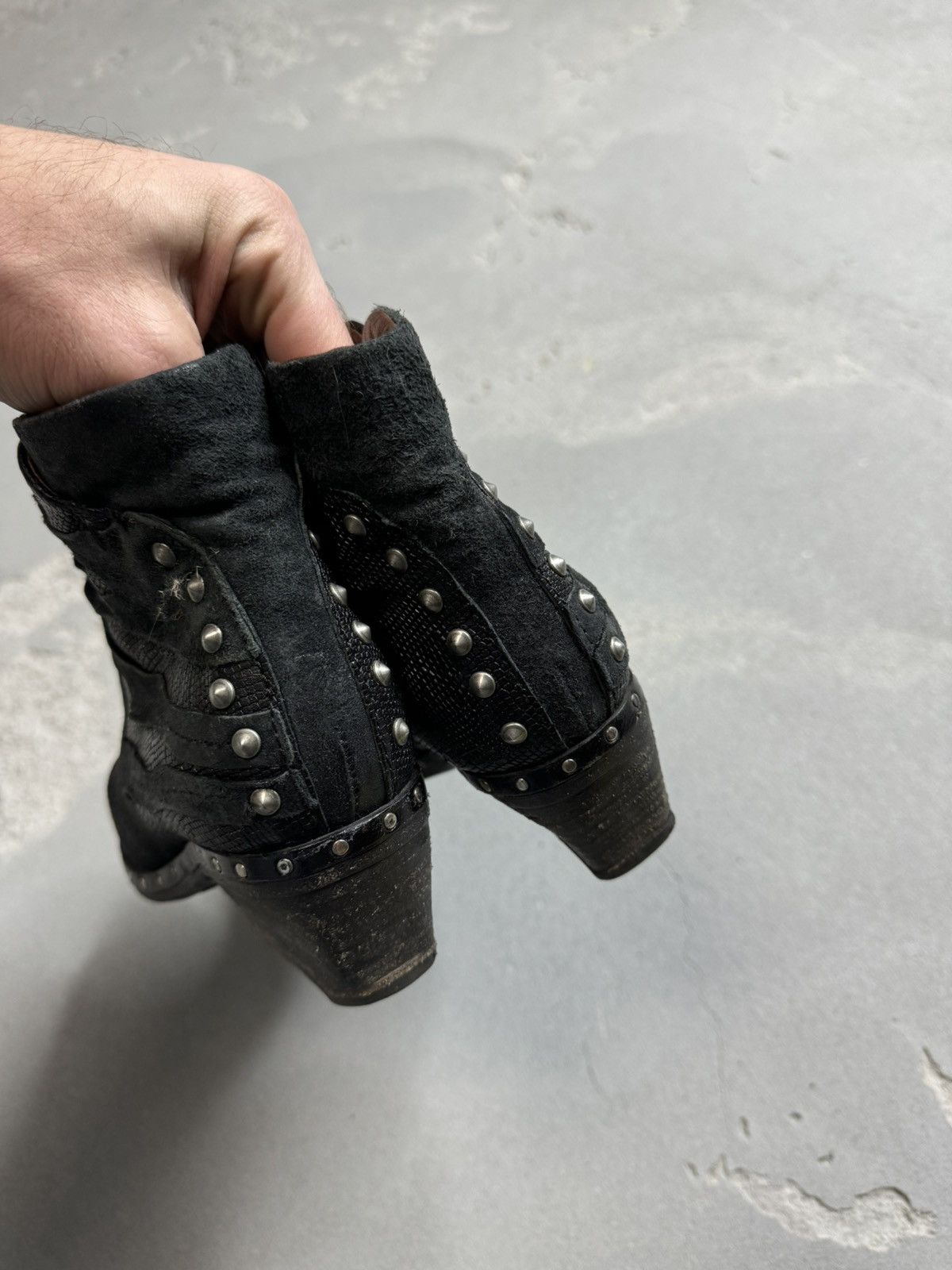 Japanese Brand × Vintage A.S. 98 Boots Shoes Leather Style Rick Owens Size US 6 / IT 36 - 3 Thumbnail