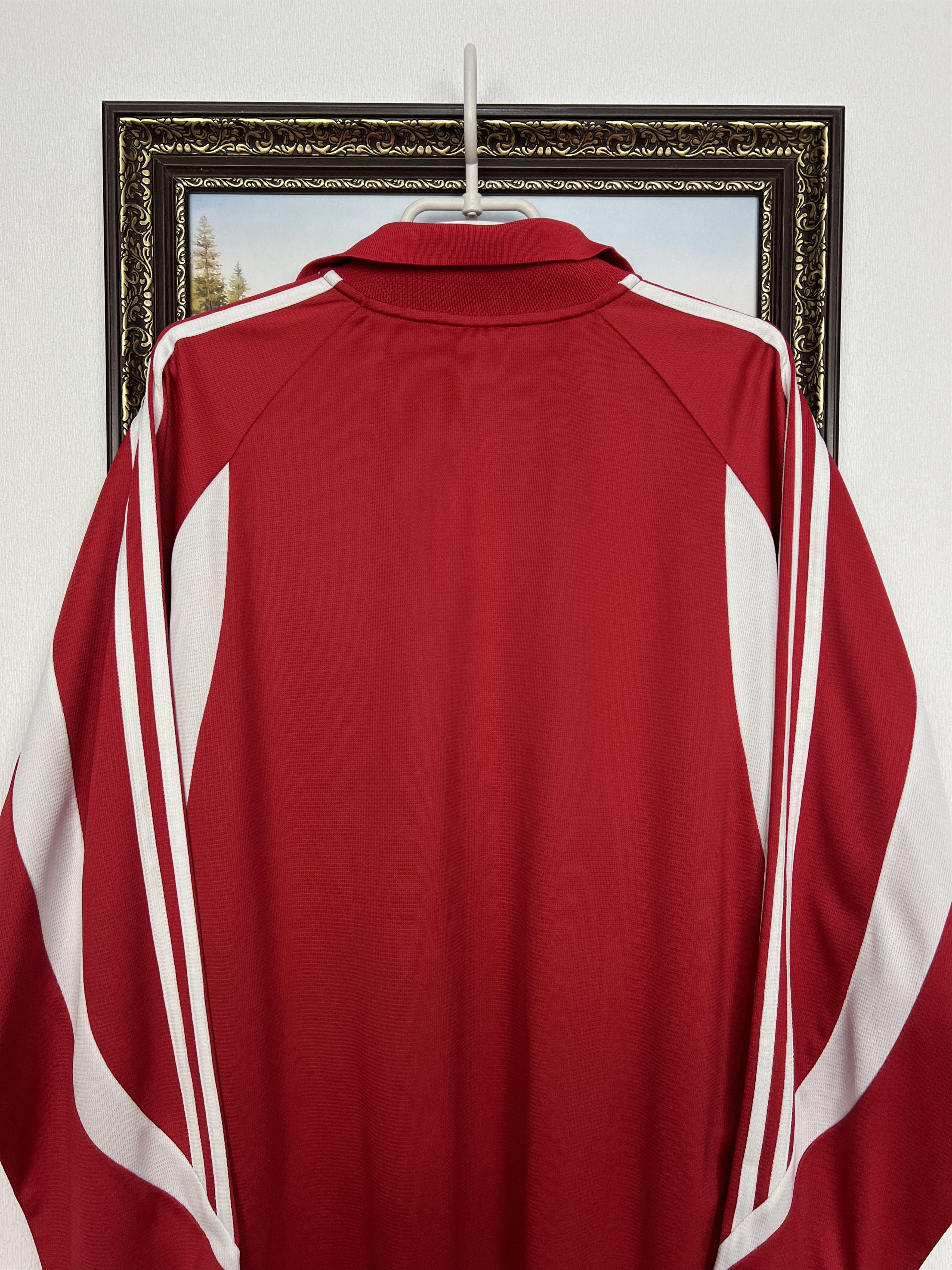 Adidas Football Template Shirt Soccer Long Sleeve Jersey Trikot Size US XL / EU 56 / 4 - 9 Thumbnail