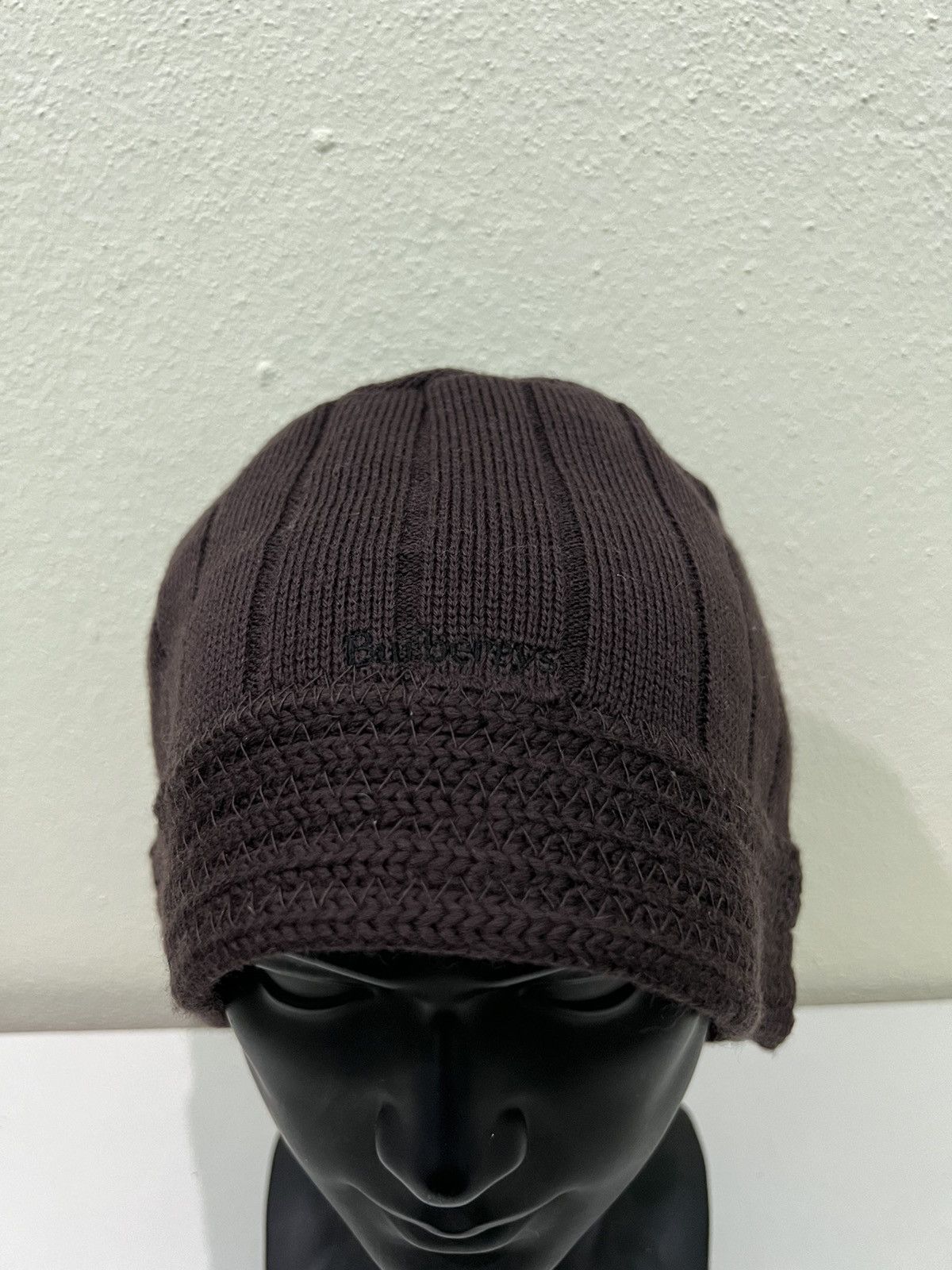 Burberry Vintage Burberrys Knitted Beanie Hats Size ONE SIZE - 3 Thumbnail