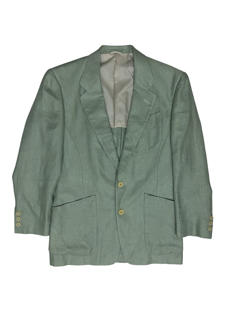 Thierry Mugler Vintage 80s Thierry Mugler Green Tuxedo Size 46R - 1 Thumbnail