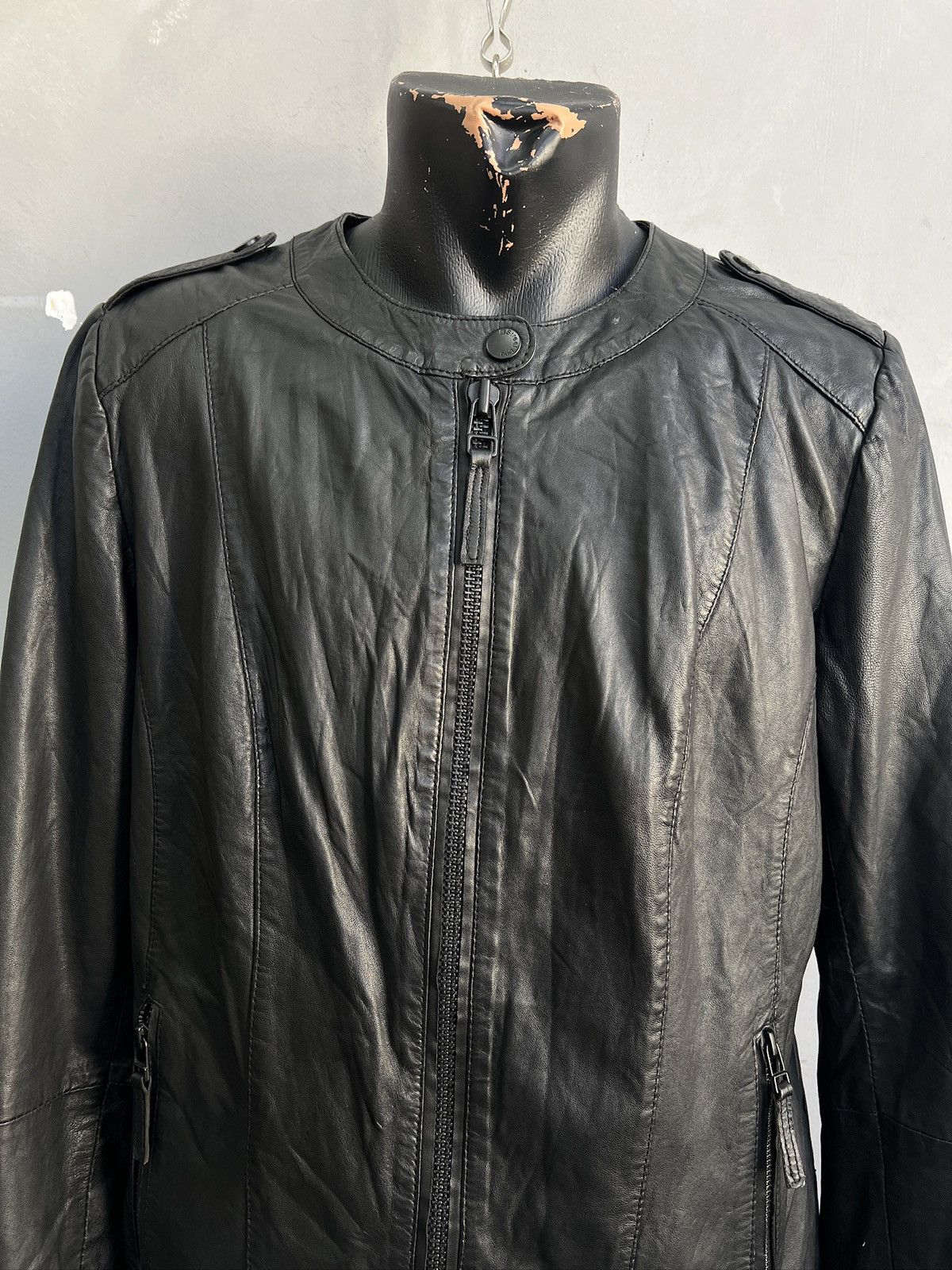 14th Addiction Gothic biker style y2k black leather jacket 14th addiction Size US M / EU 48-50 / 2 - 2 Thumbnail