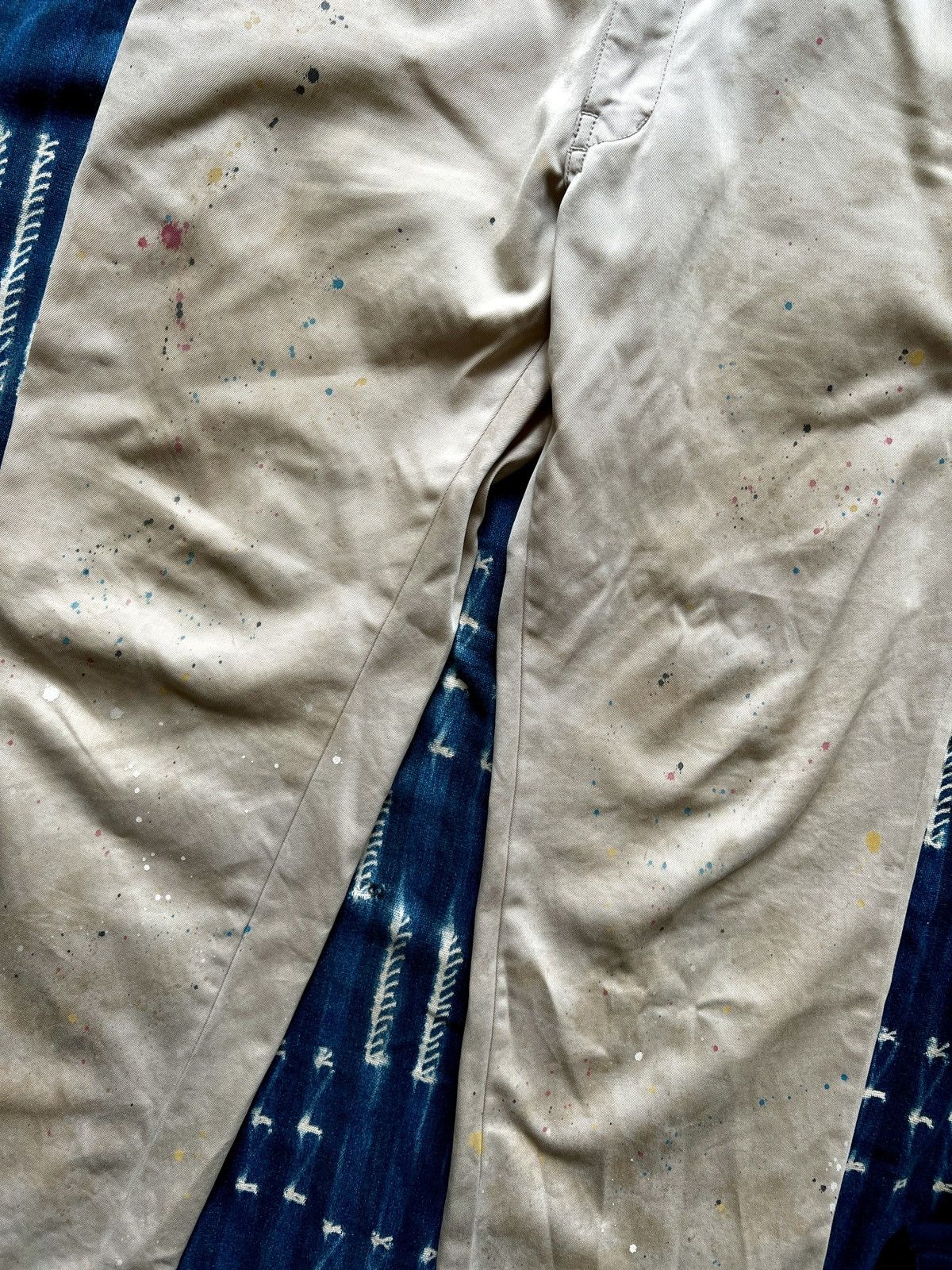 Neighborhood Neighborhood Archive FW12 Dirty Painting Chino Pants Size US 30 / EU 46 - 3 Thumbnail