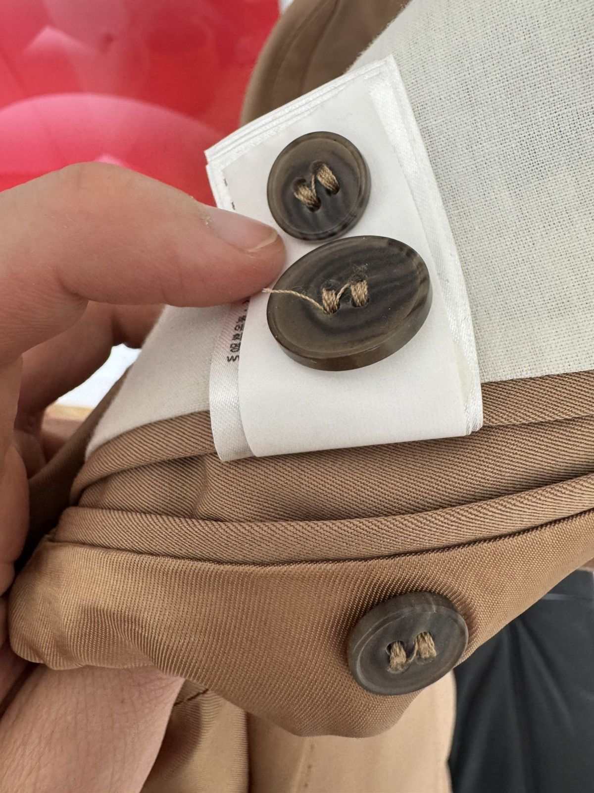 Maison Margiela Maison Margiela x H&M Beige Wool Blazer Classy Designer Rare Size 42R - 4 Thumbnail