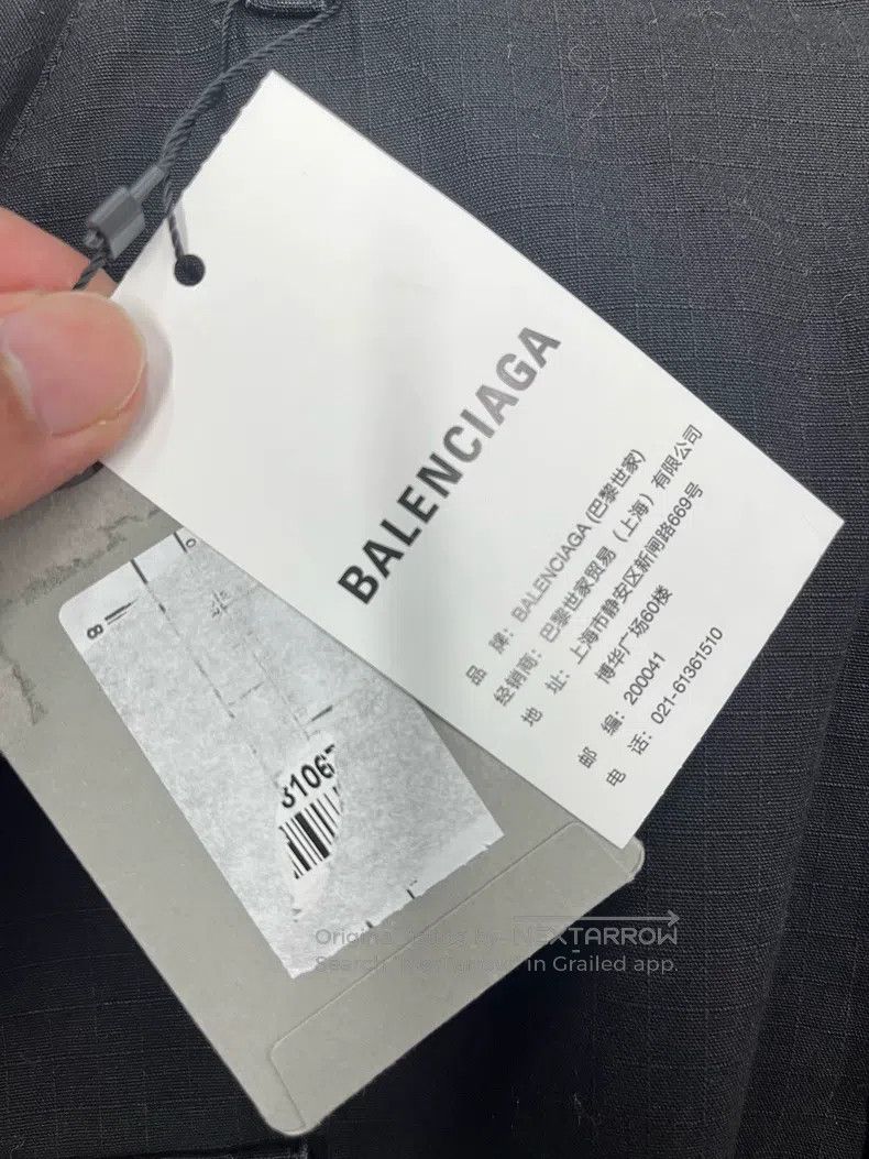 Balenciaga Balenciaga Black solid color button-up cargo A-line skirt Size 33" - 3 Thumbnail