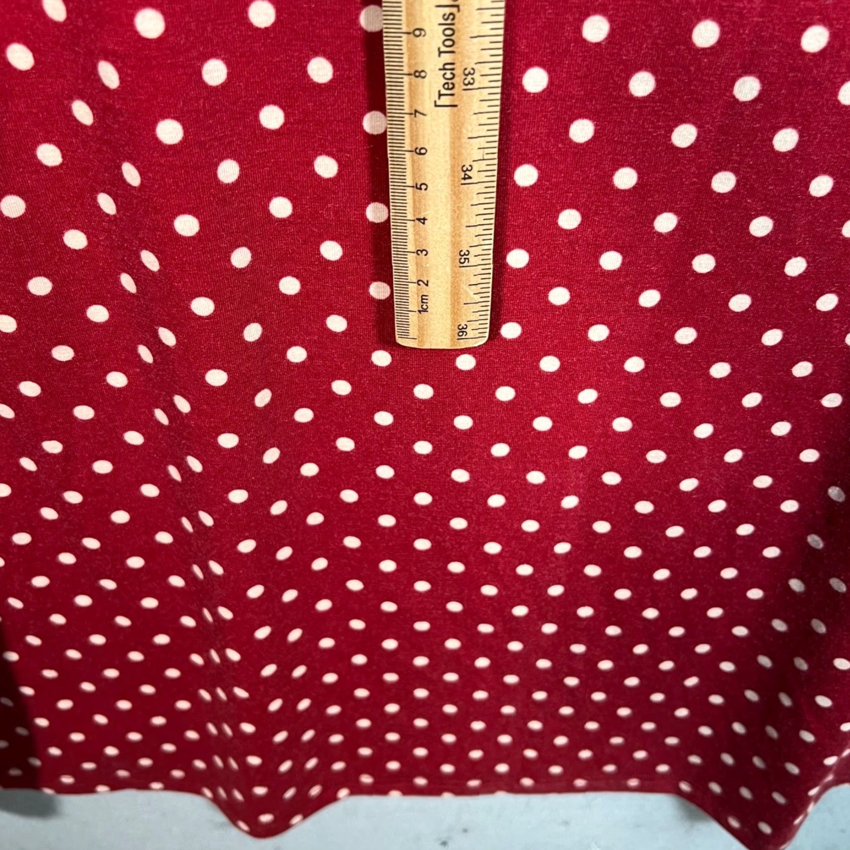 Cider Cider Womens Dress Red XL Polka Dot Polyester Spandex Blend NEW! Size XL / US 12-14 / IT 48-50 - 7 Thumbnail