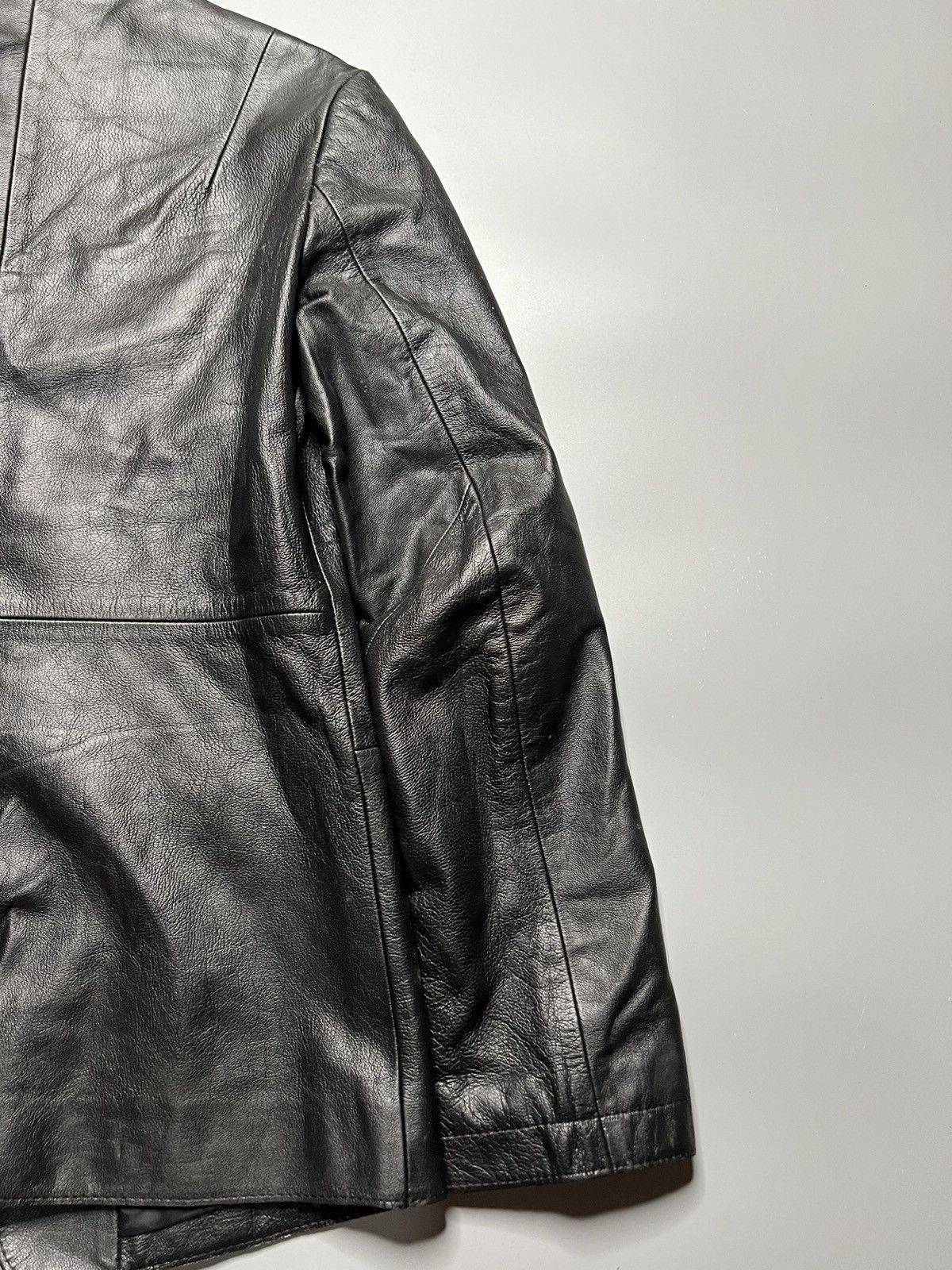 MASAHIROMARUYAMA Nude Masahiko Maruyama Goat Leather Paneled Jacket Size US M / EU 48-50 / 2 - 8 Thumbnail