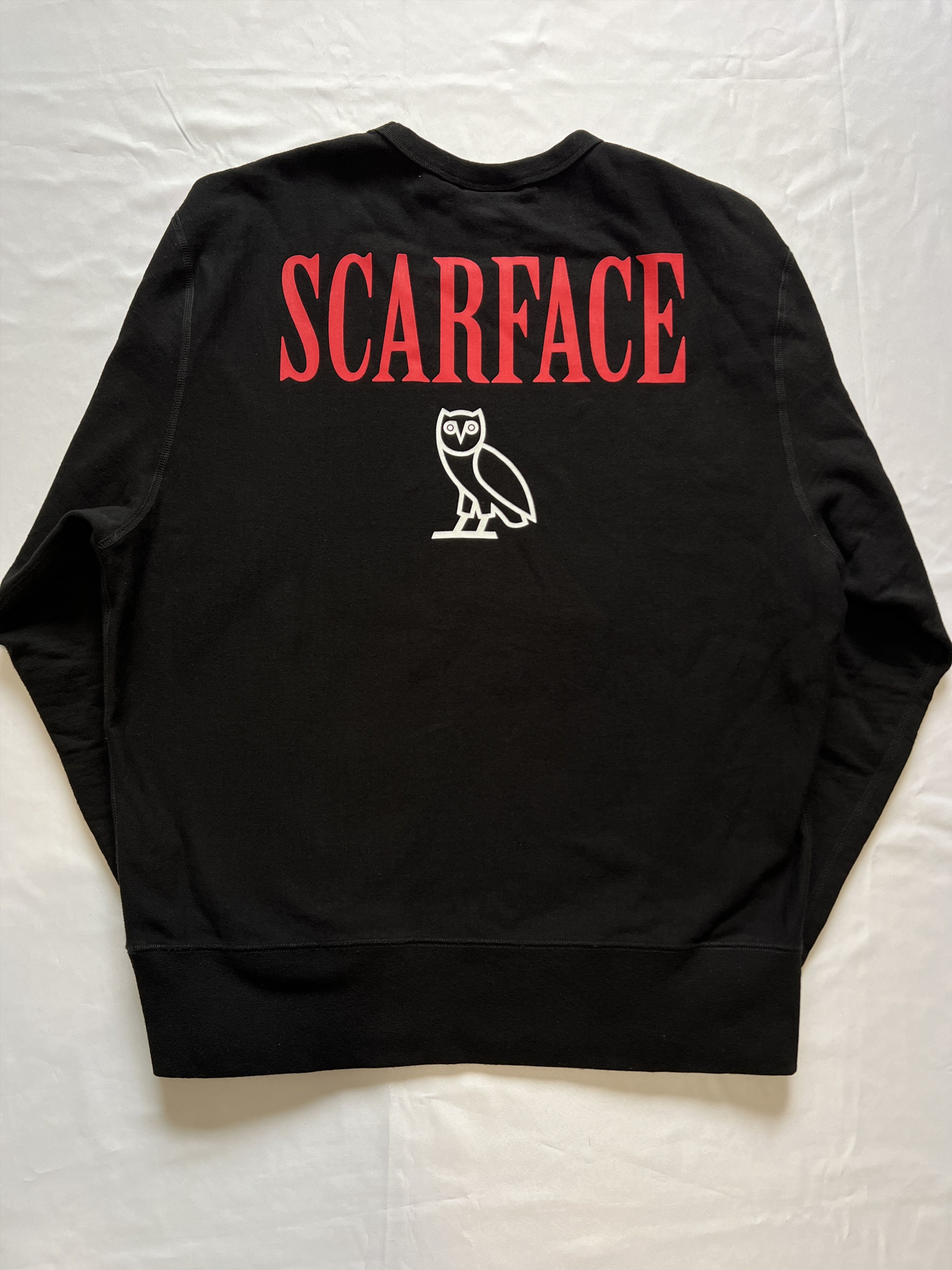 Drake OVO X SCARFACE BLACK CREWNECK Size US L / EU 52-54 / 3 - 5 Thumbnail