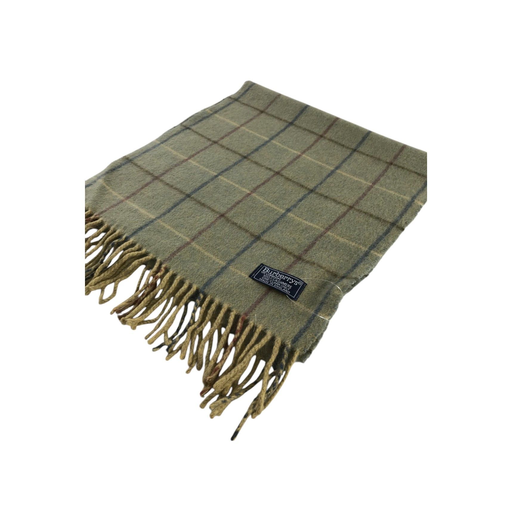 Burberry × Vintage Burberry Scarf / Muffler / Neckwear - WW1965 Size ONE SIZE - 3 Thumbnail