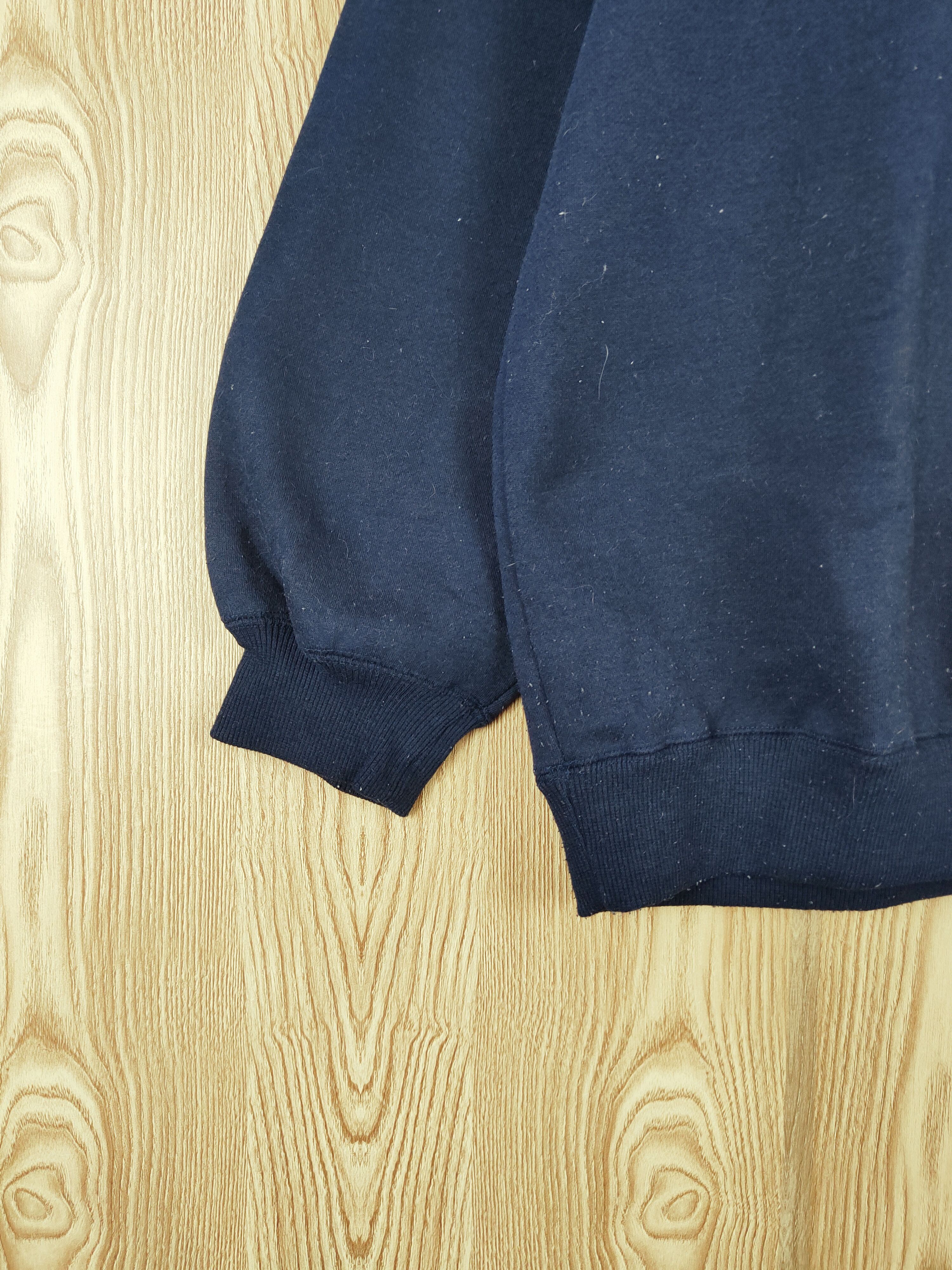 Japanese Brand × Vintage Vintage Plain Blue Faded by B Navy Sweatshirts Size US XXL / EU 58 / 5 - 4 Thumbnail