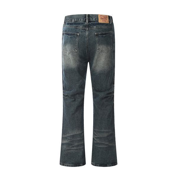 Japanese Brand × Jean High street washed distressed ripped flared jeans y2k Size US 32 / EU 48 - 2 Thumbnail