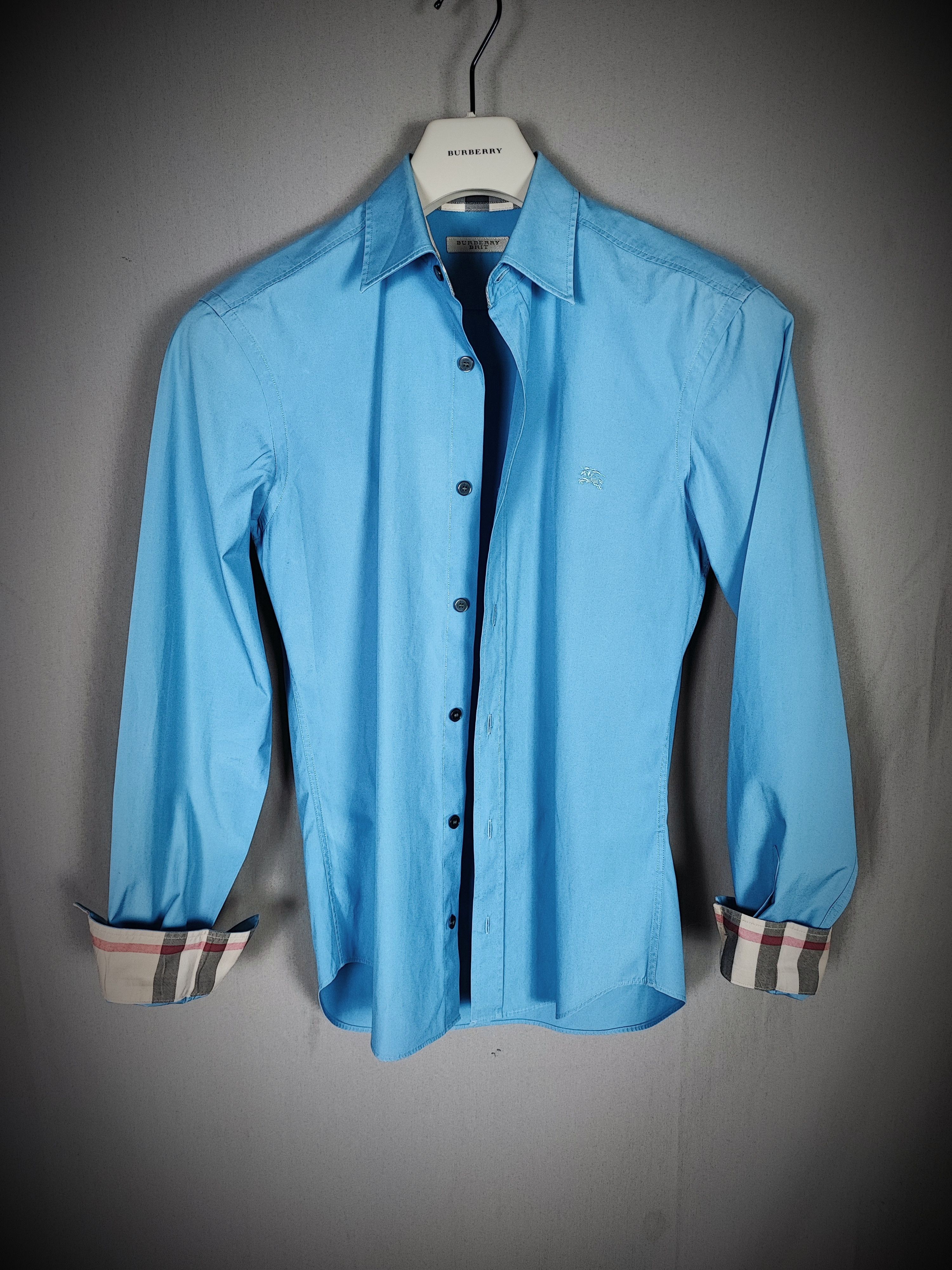 image of Burberry Shirt Xs Blue, Men's