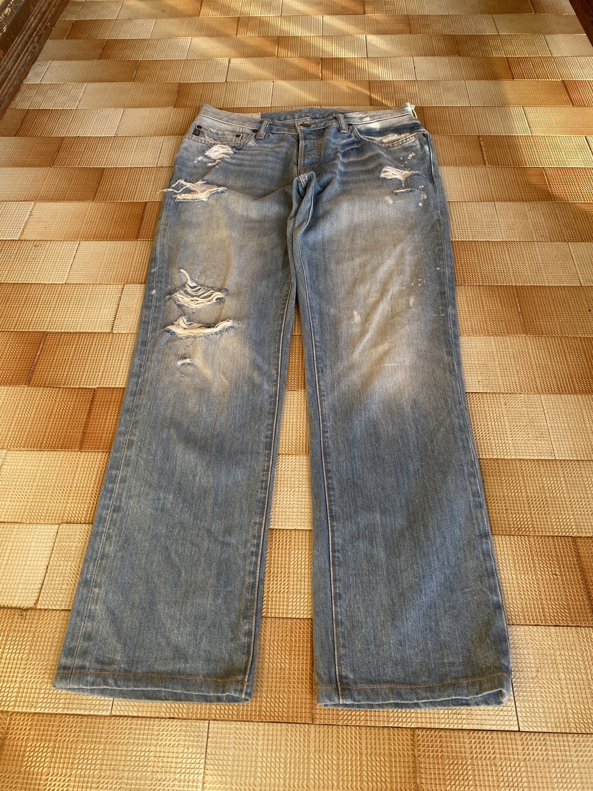 14th Addiction × Abercrombie & Fitch × PPFM Vintage ambercrombe &fitch straight cut denim Size US 32 / EU 48 - 1 Thumbnail