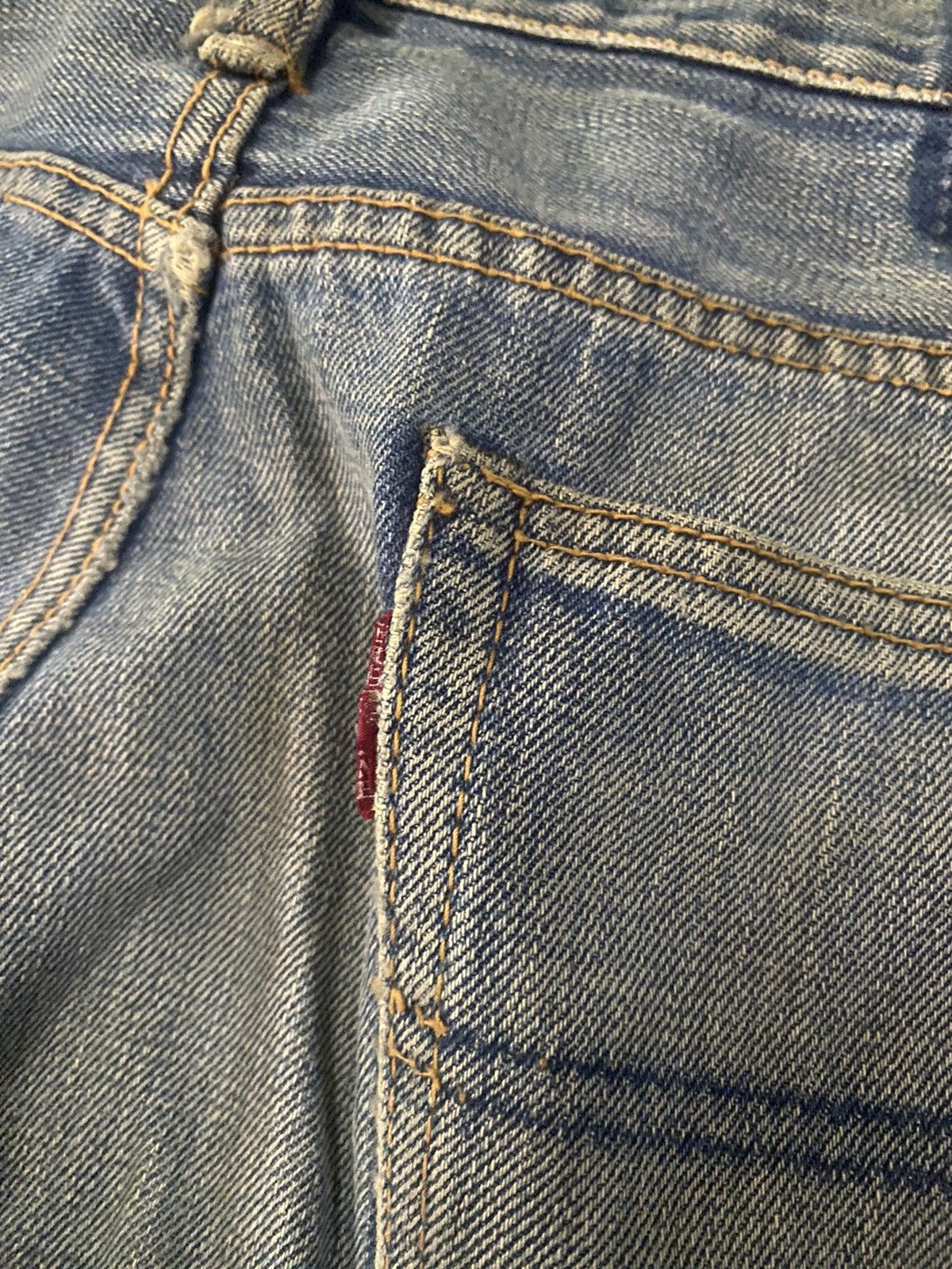 Vintage Fire 🔥 vintage 90s BIG STONE distressed denim rework Size US 32 / EU 48 - 17 Thumbnail
