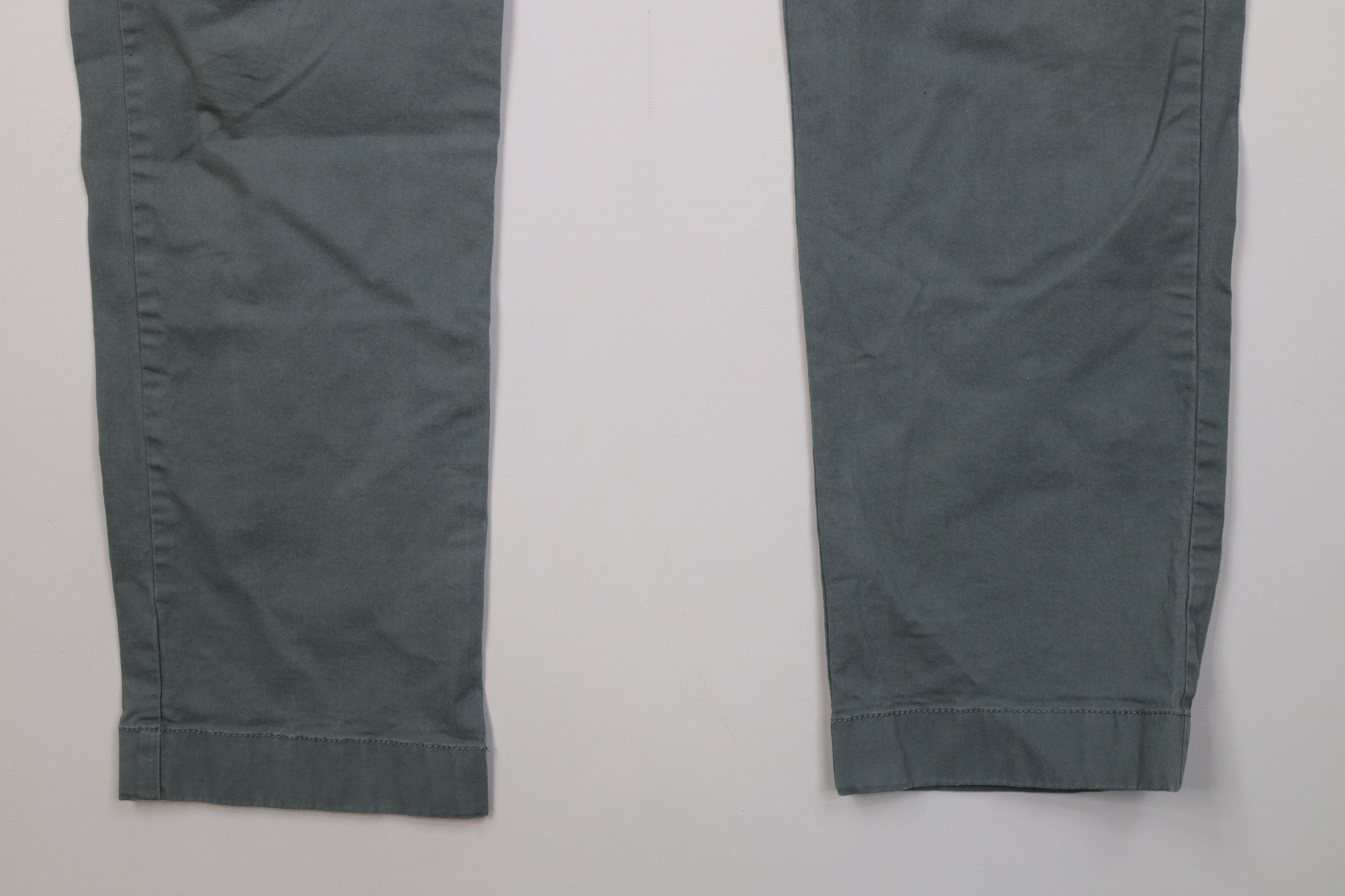 J.Crew Vintage Y2K J Crew Driggs Flex Skinny Leg Chino Pants Green Size US 32 / EU 48 - 4 Thumbnail