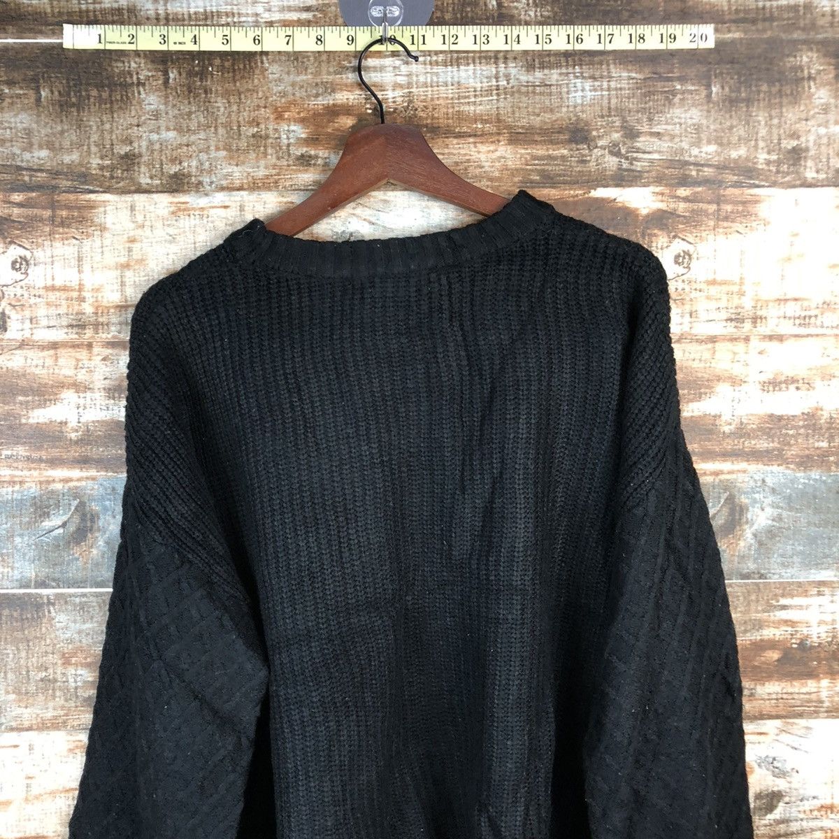 Japanese Brand DL Day Cassin Favor Black Knitwear #C596 Size L / US 10 / IT 46 - 13 Thumbnail