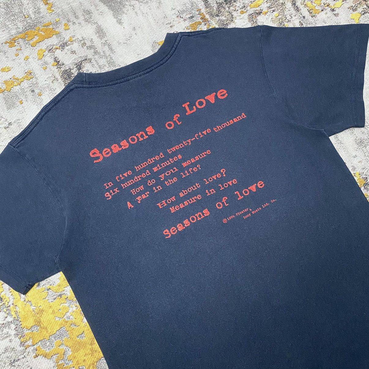 Vintage 💥Distressed💥Vintage Rent No Day But Today Musical Drama Tee Size US M / EU 48-50 / 2 - 9 Thumbnail
