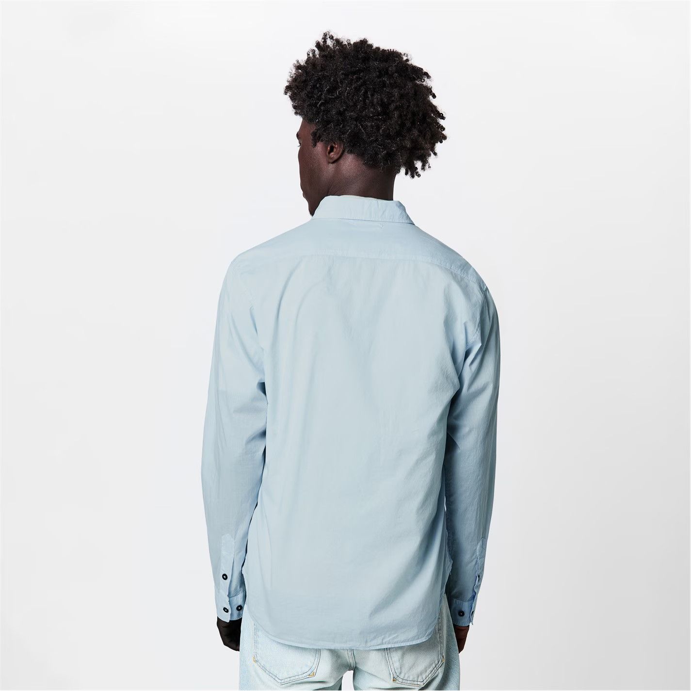 C.P. Company o1g2r1mq0426 Long Sleeve Shirt in Blue Size US M / EU 48-50 / 2 - 4 Thumbnail