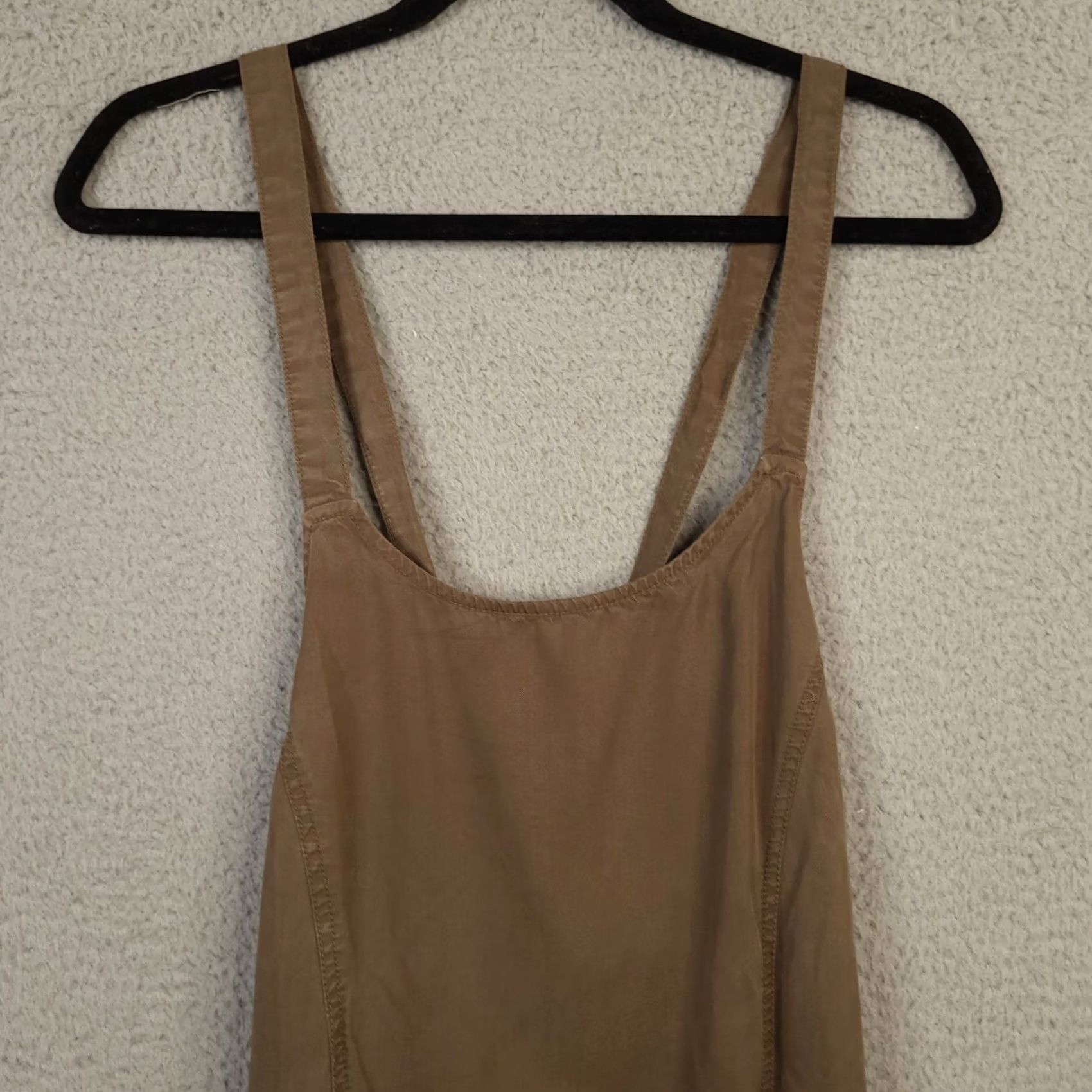 Vintage PAM & GELA Brown Women's Sleeveless Lace Up Romper Size P Size 28" / US 6 / IT 42 - 4 Thumbnail