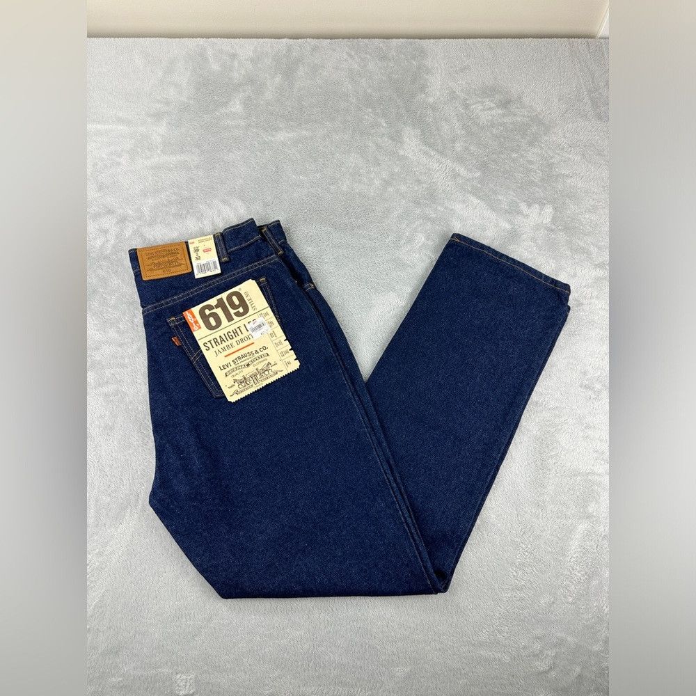 Levi's Vintage NWT Levi's 619 orange tab straight leg 38 Waist 32 Size US 38 / EU 54 - 1 Thumbnail